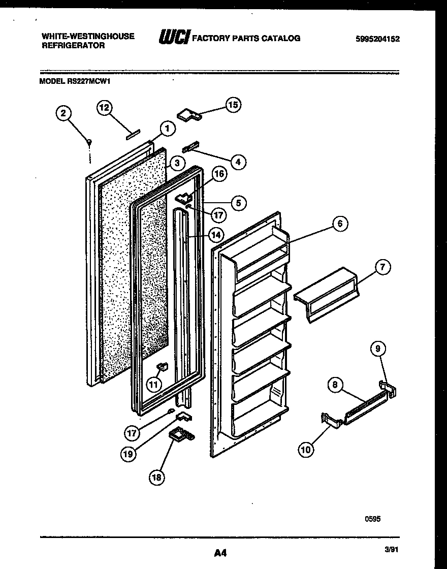 03 - REFRIGERATOR DOOR PARTS