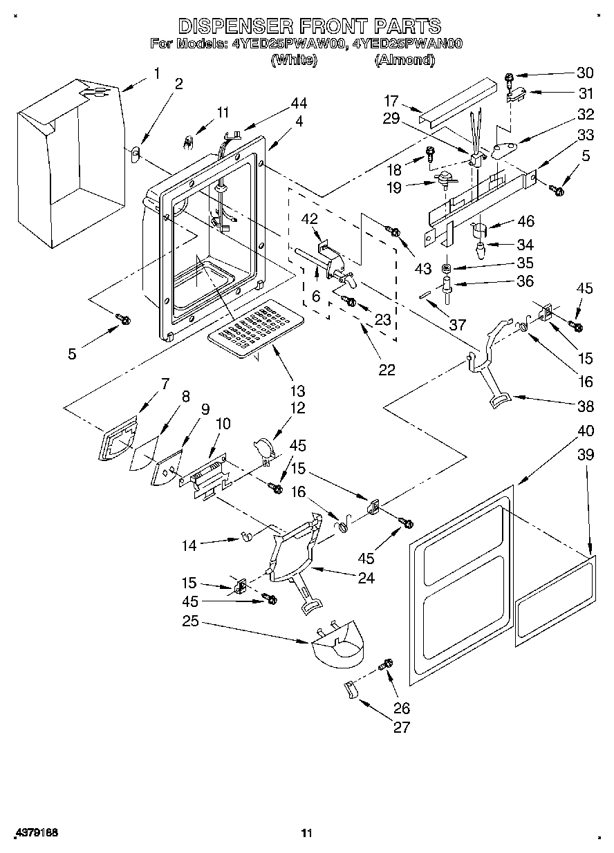 08 - DISPENSER FRONT