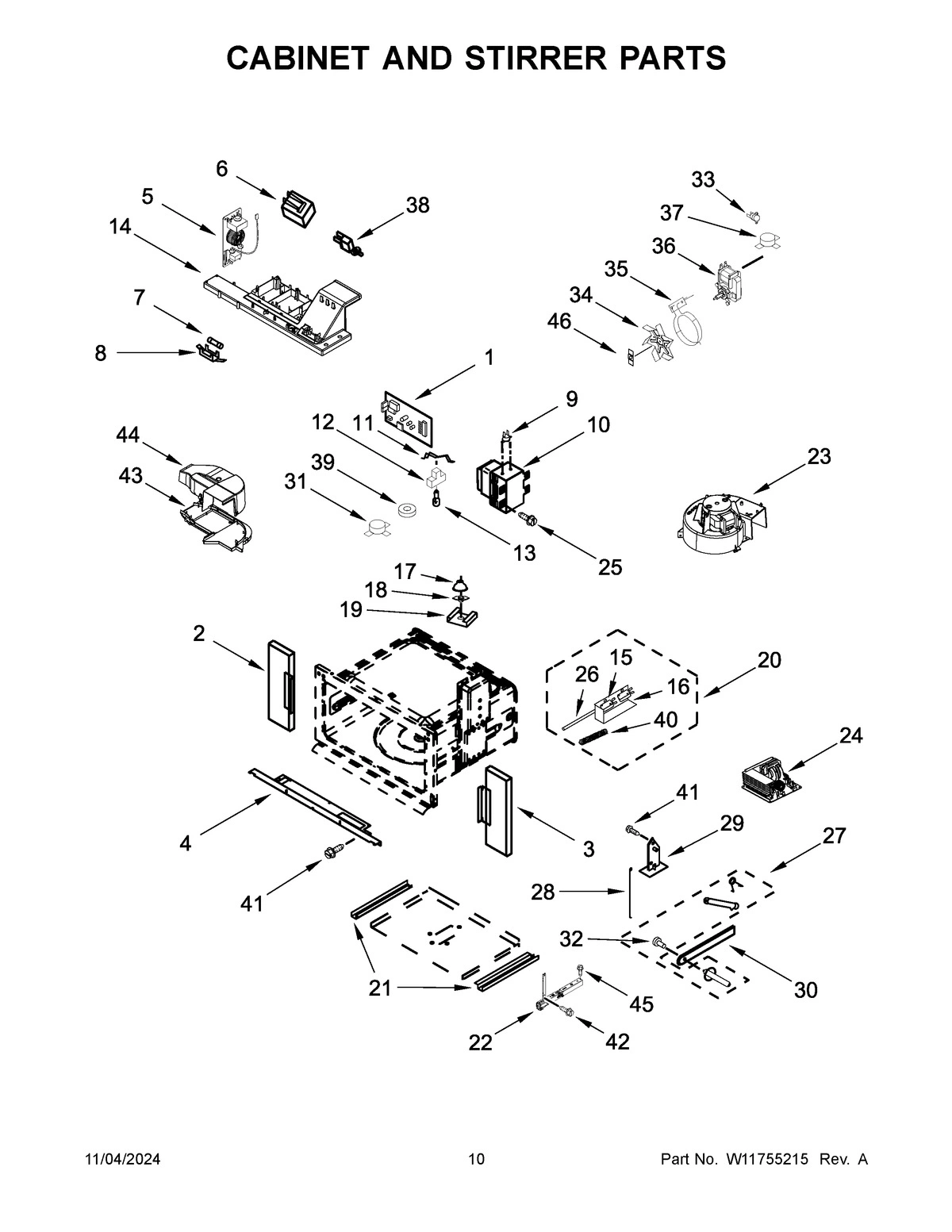06 - CABINET AND STIRRER PARTS