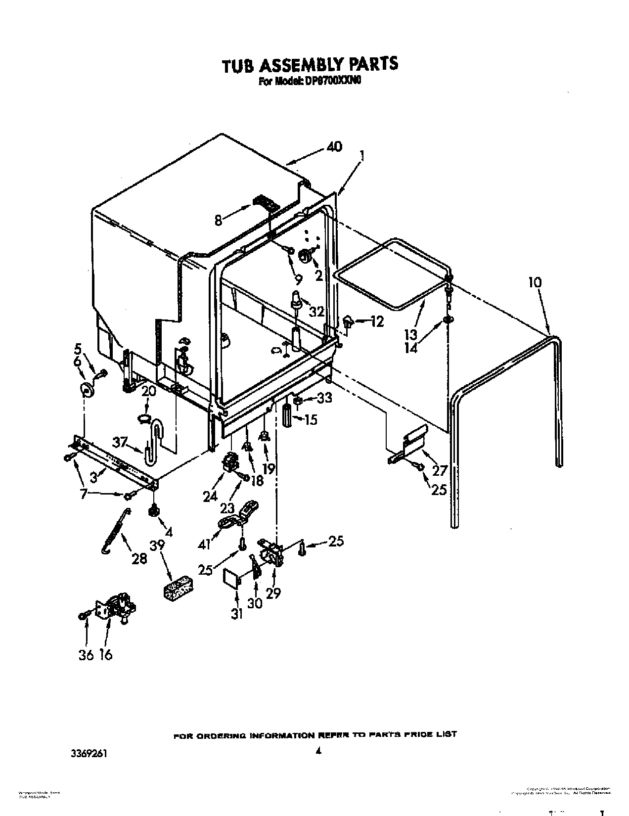 04 - TUB ASSEMBLY