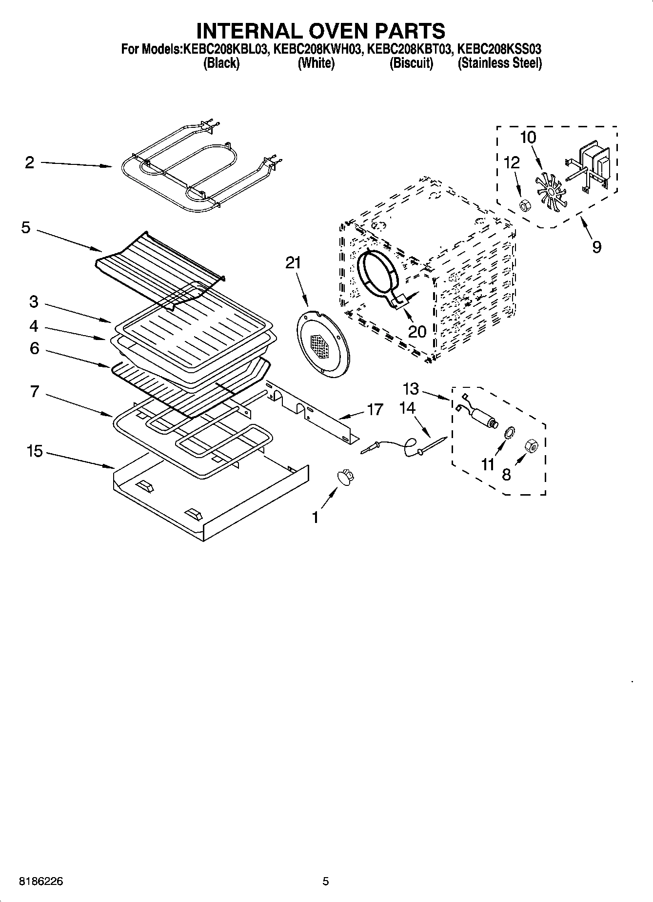 04 - INTERNAL OVEN PARTS