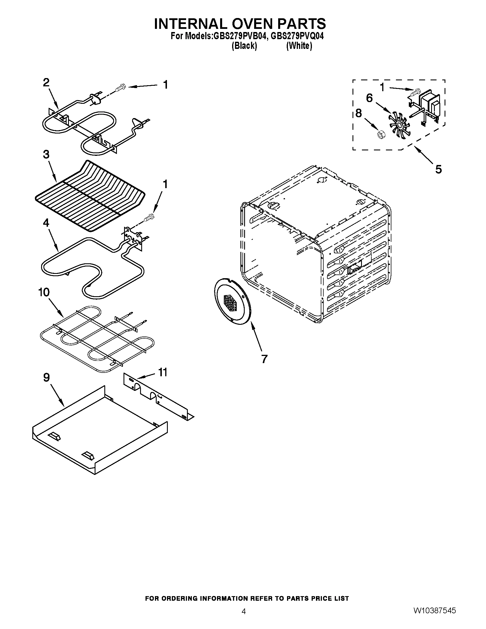 03 - INTERNAL OVEN PARTS