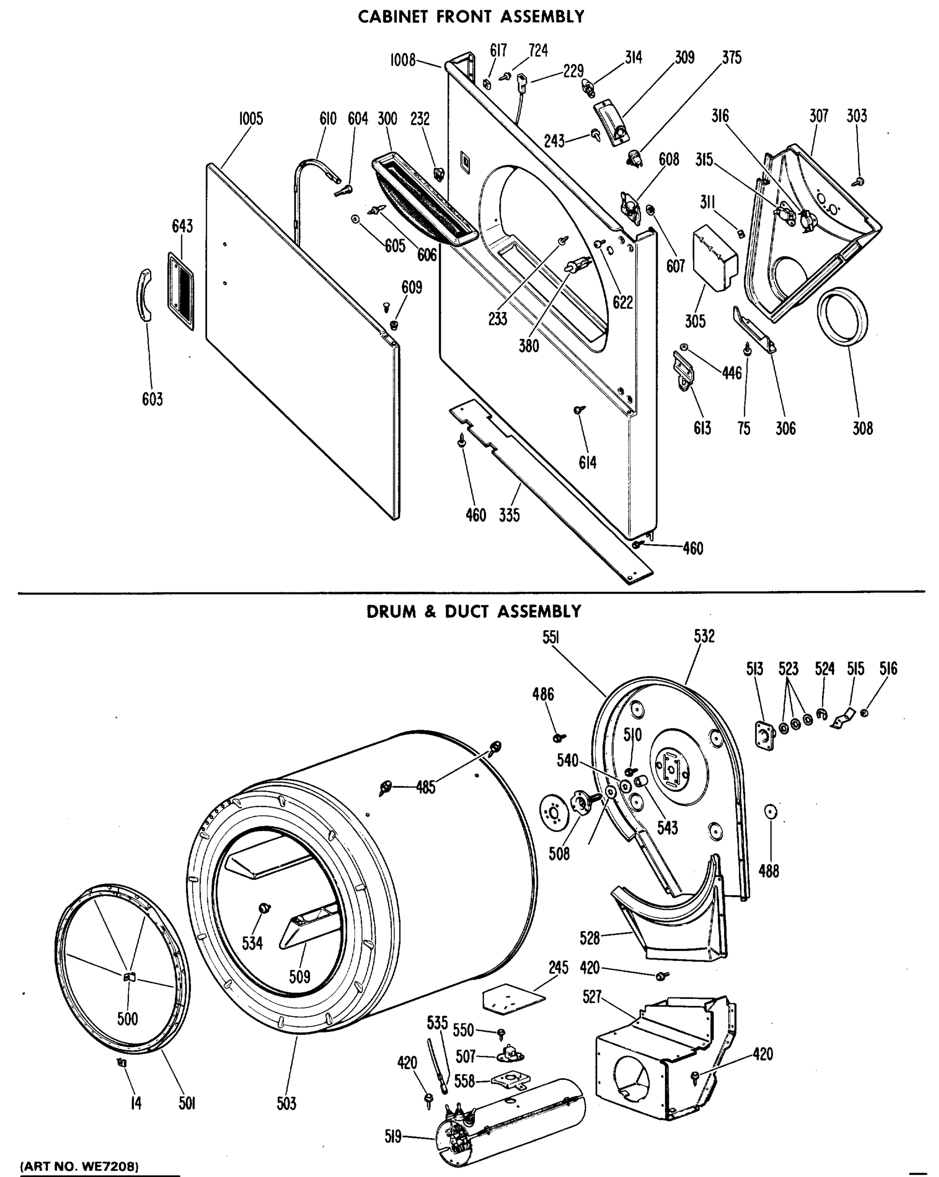 CABINET FRONT ASSEMBLY