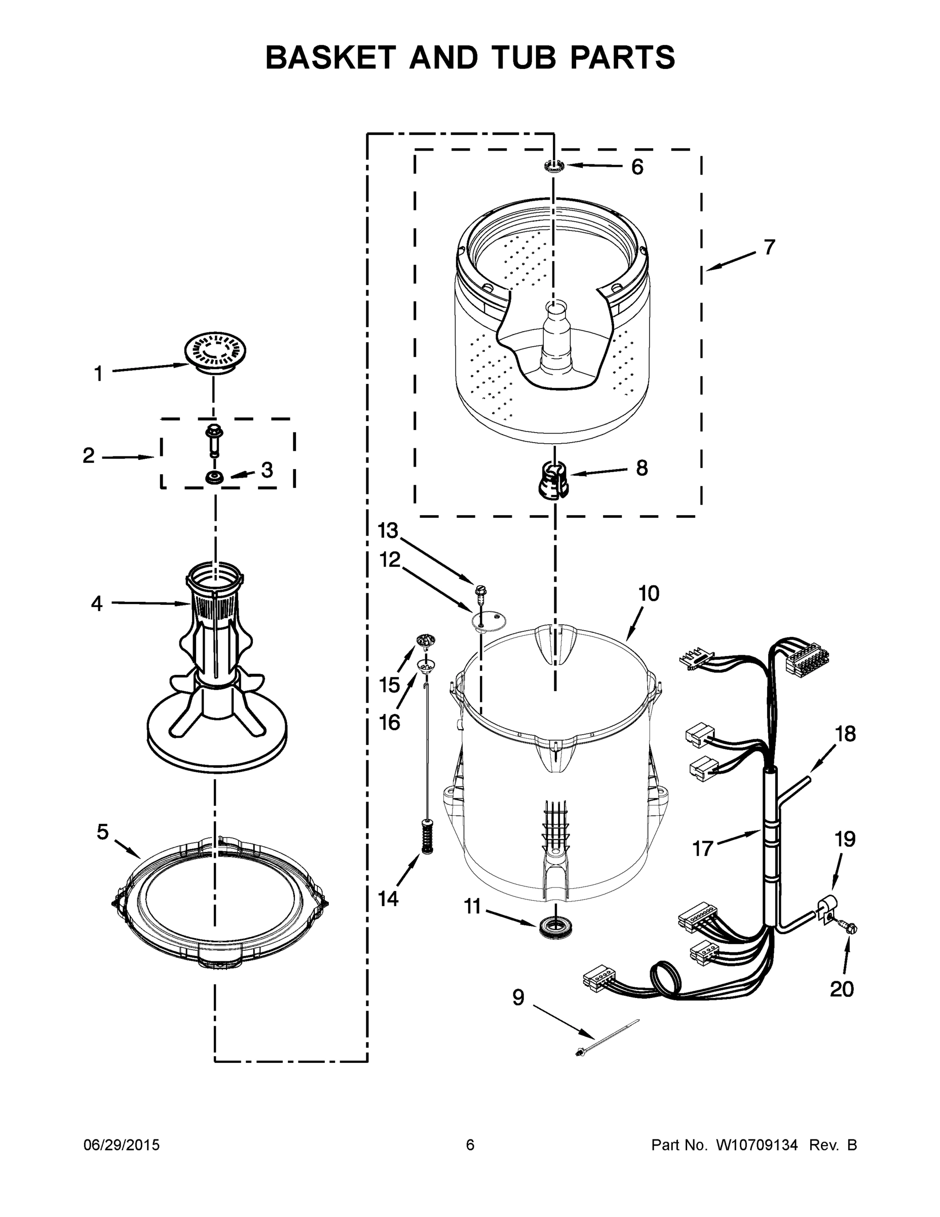 04 - BASKET AND TUB PARTS