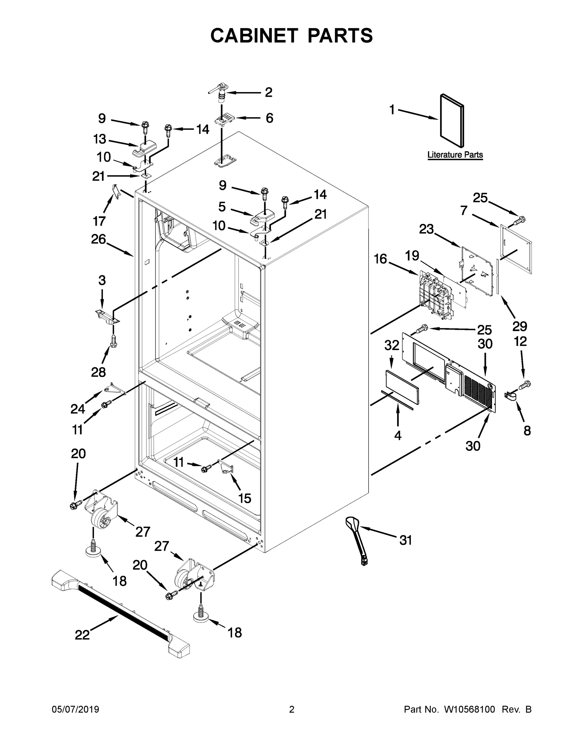 02 - CABINET PARTS