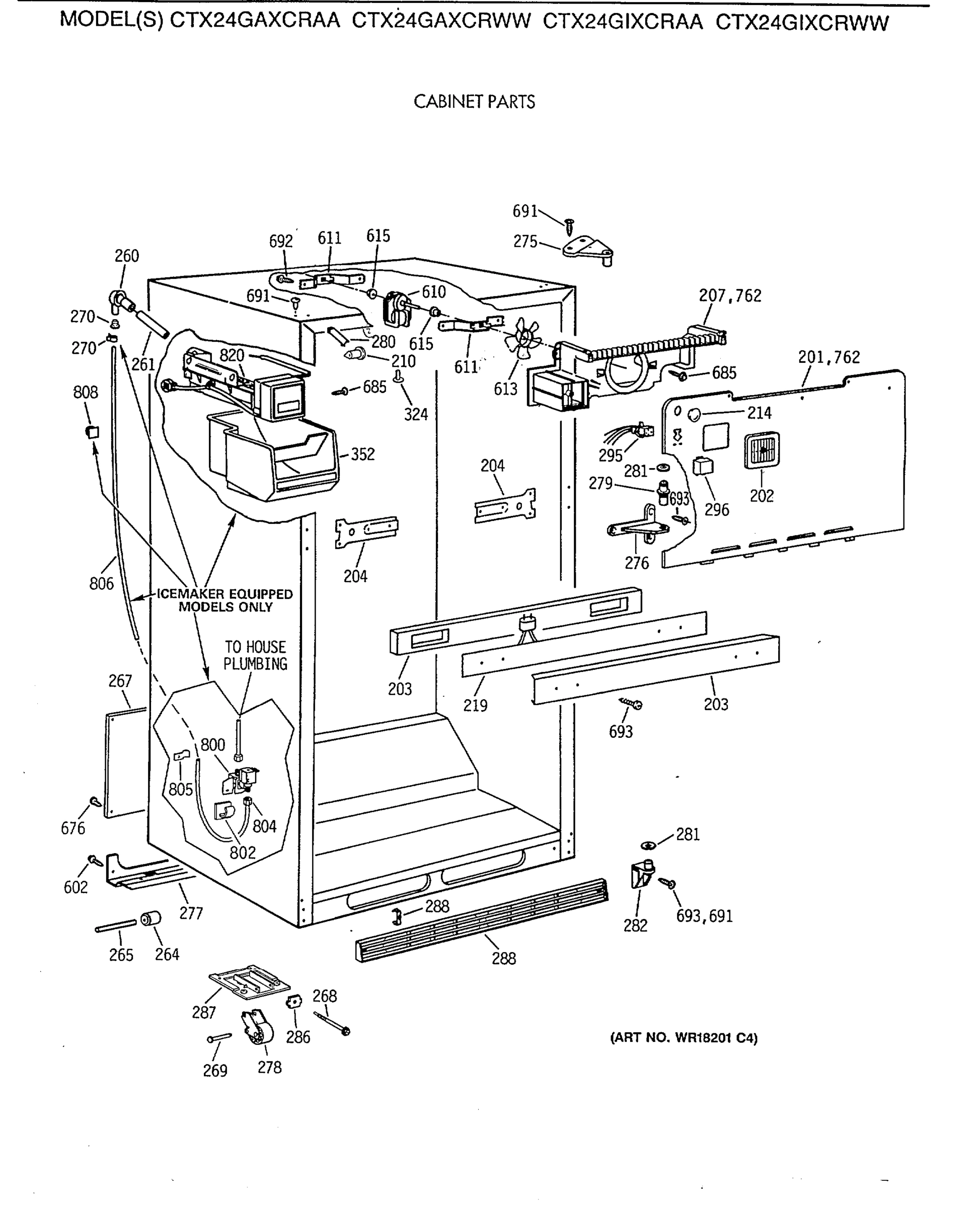 CABINET PARTS