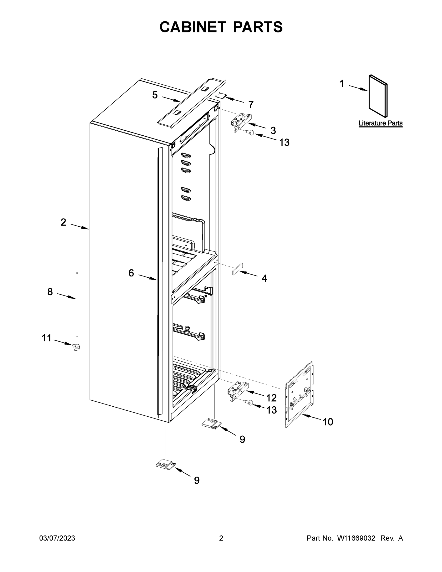 02 - CABINET PARTS