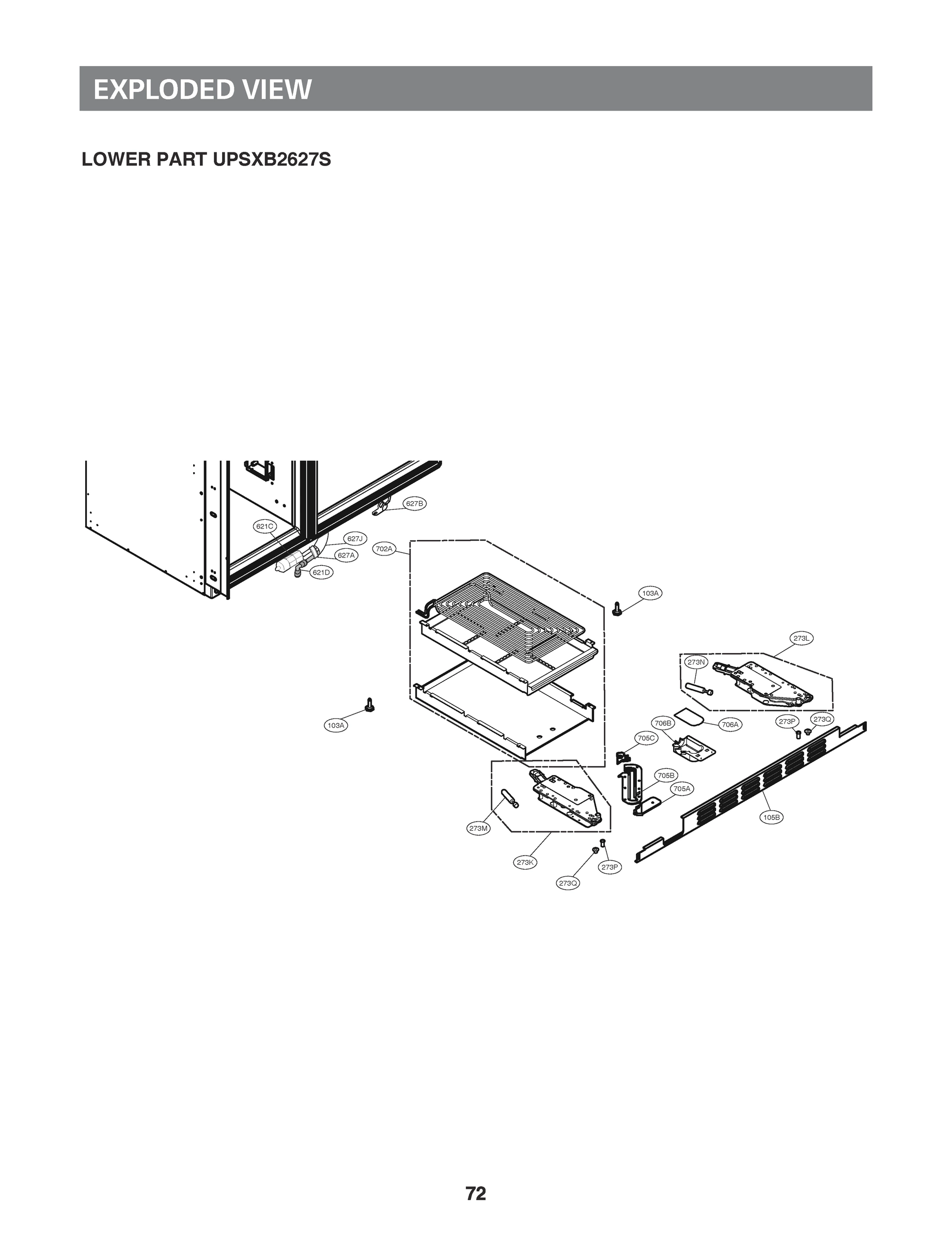 LOWER PART UPSXB2627S