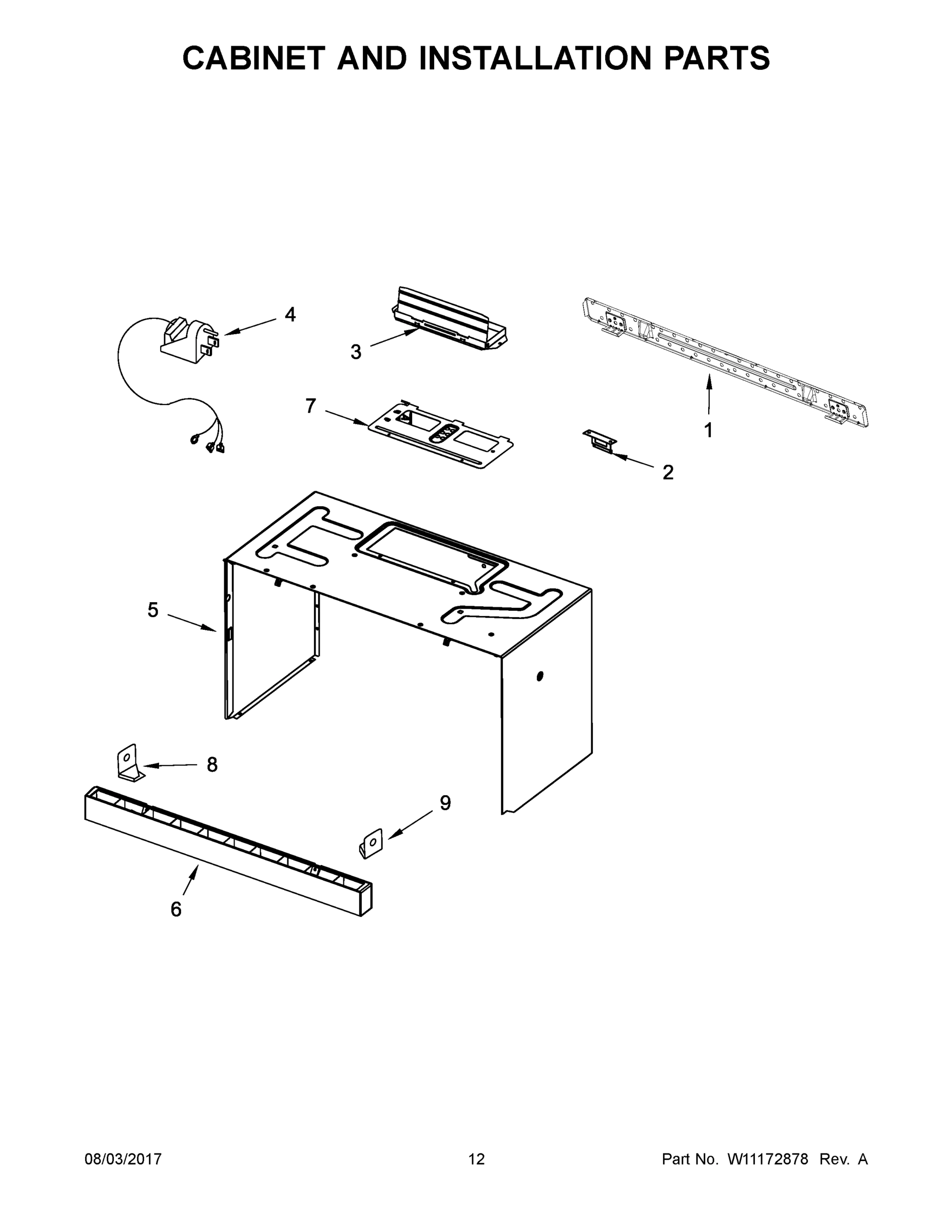 07 - CABINET AND INSTALLATION PARTS