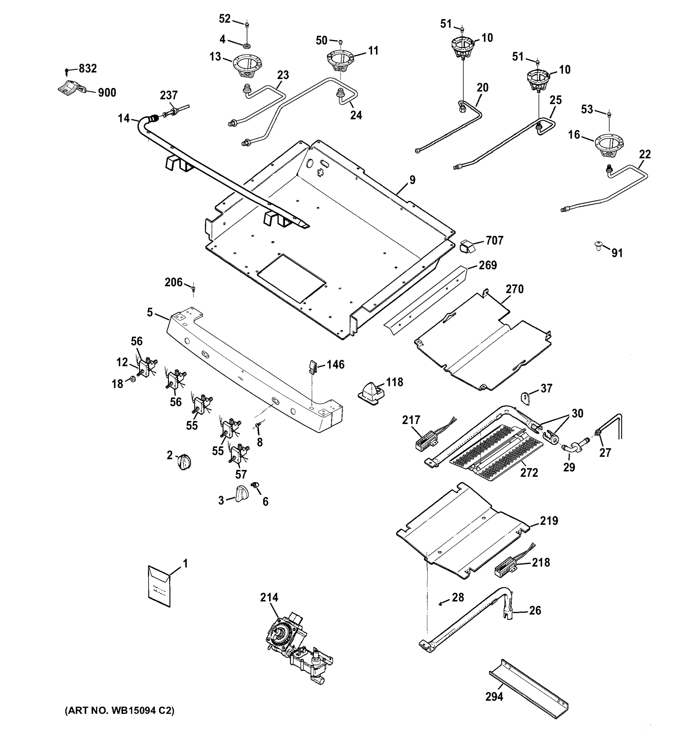 GAS & BURNER PARTS