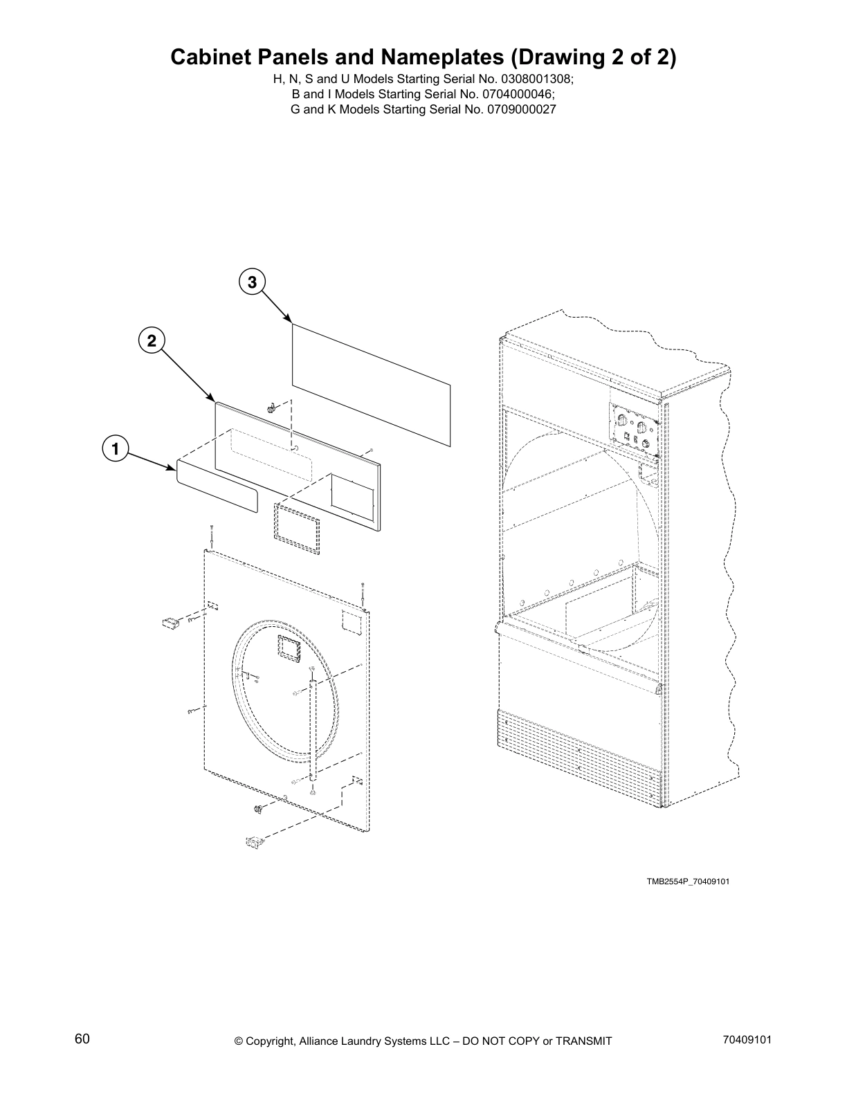 Cabinet Panels and Nameplates (Drawing 2 of 2)