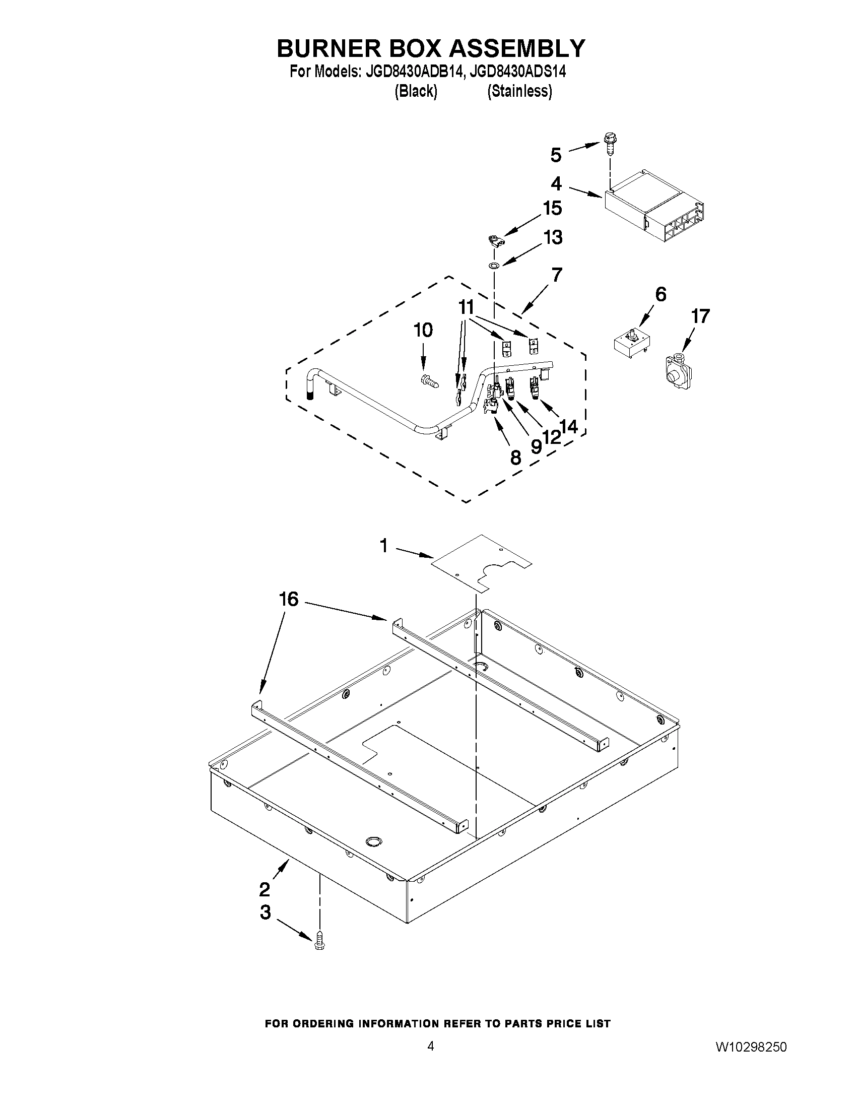 03 - BURNER BOX ASSEMBLY