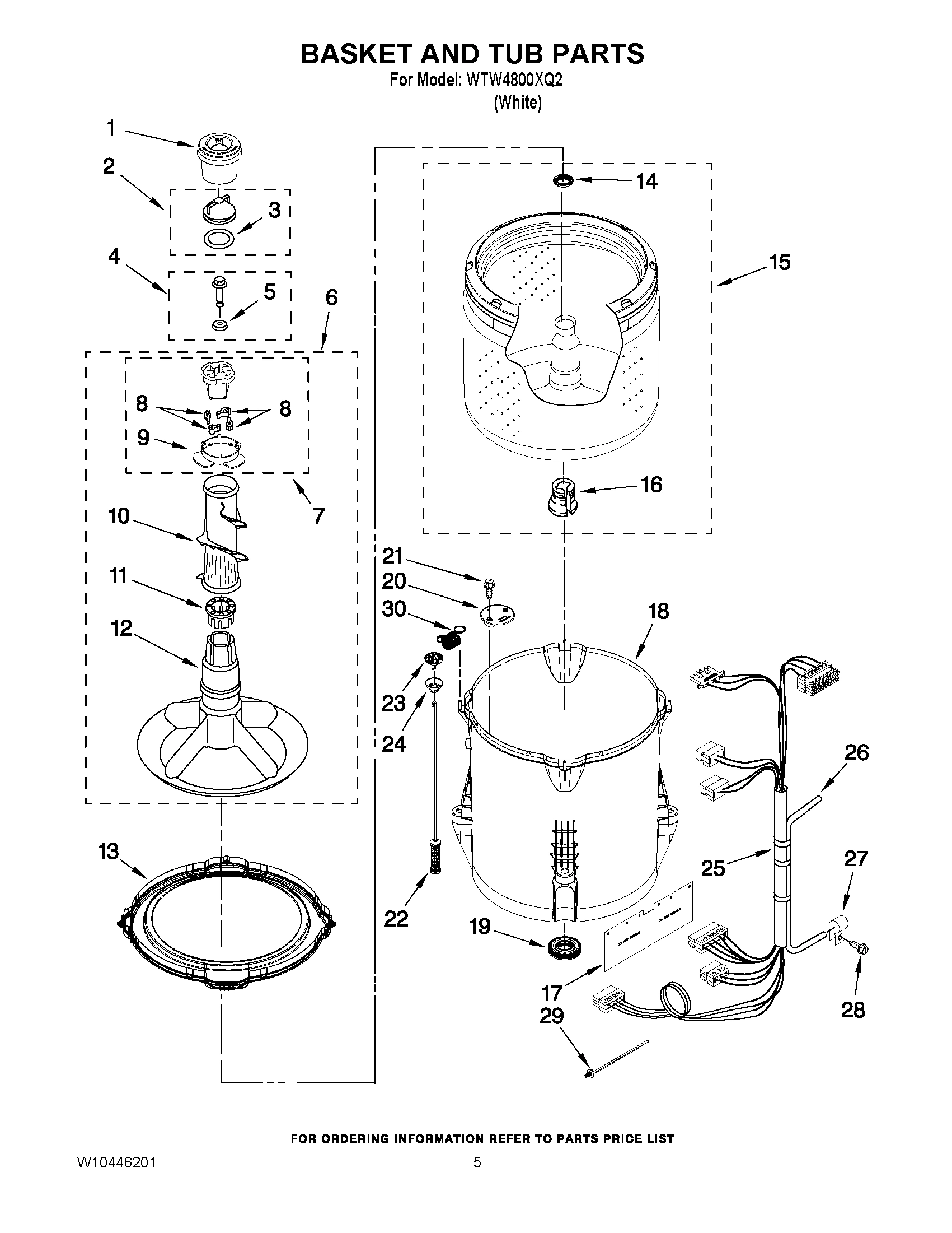 03 - BASKET AND TUB PARTS