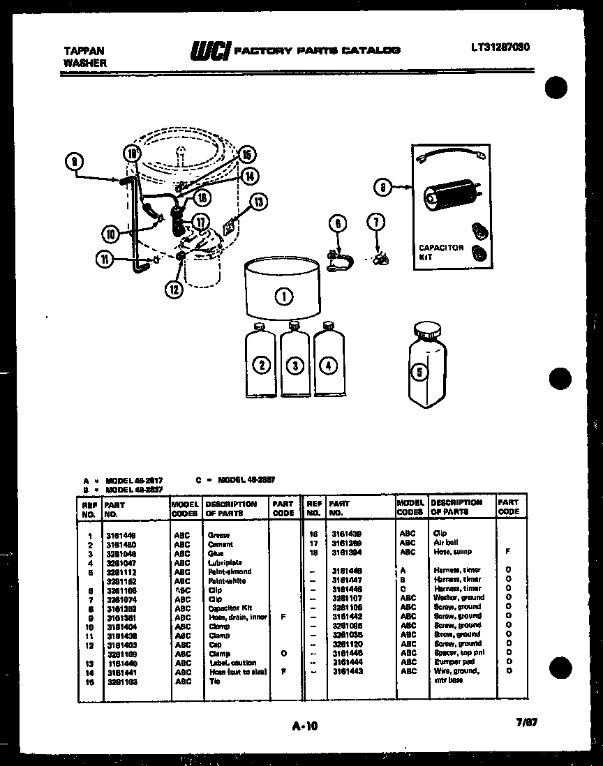 08 - WASHER AND MISCELLANEOUS PARTS