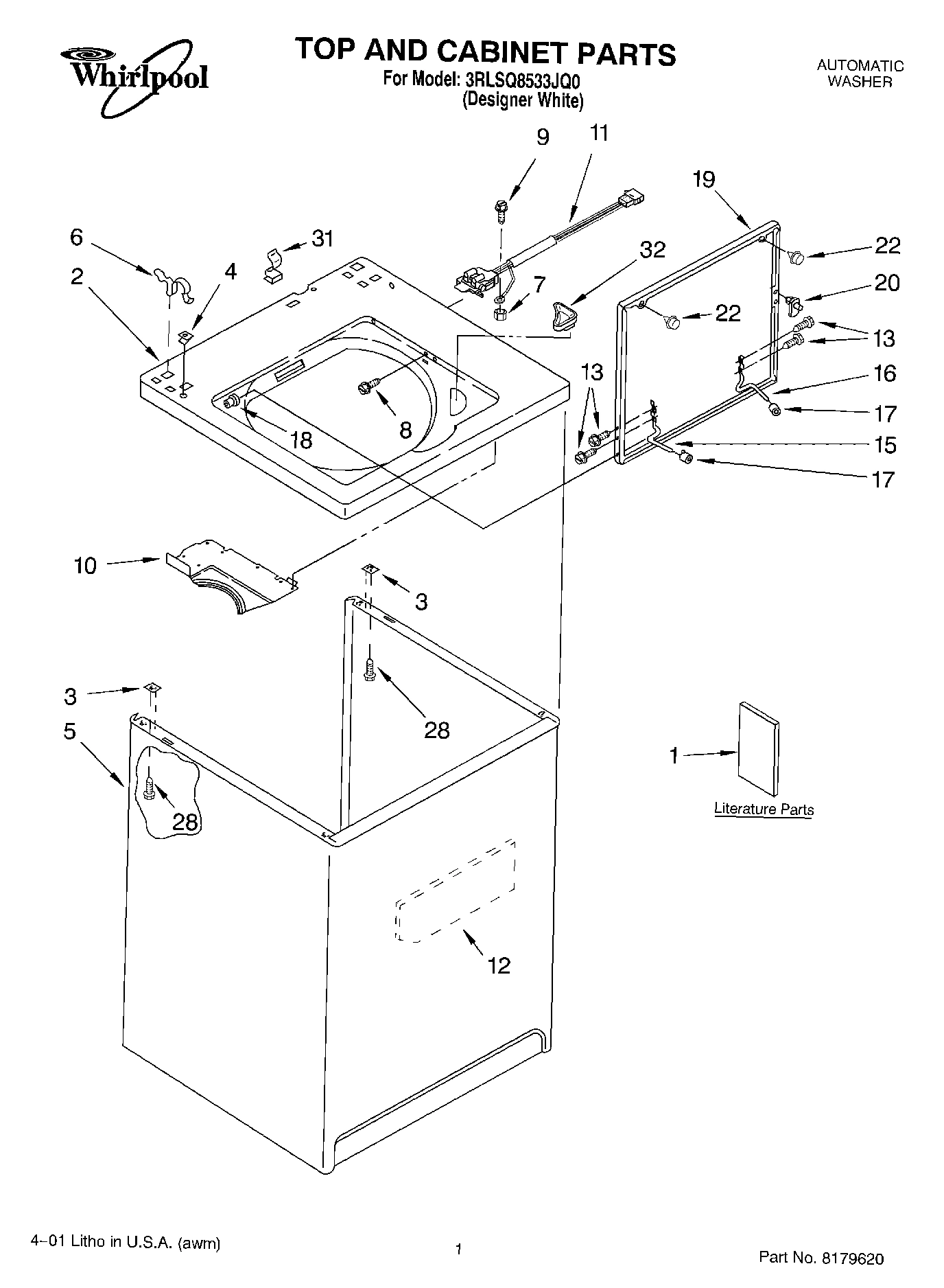 01 - TOP AND CABINET, LITERATURE
