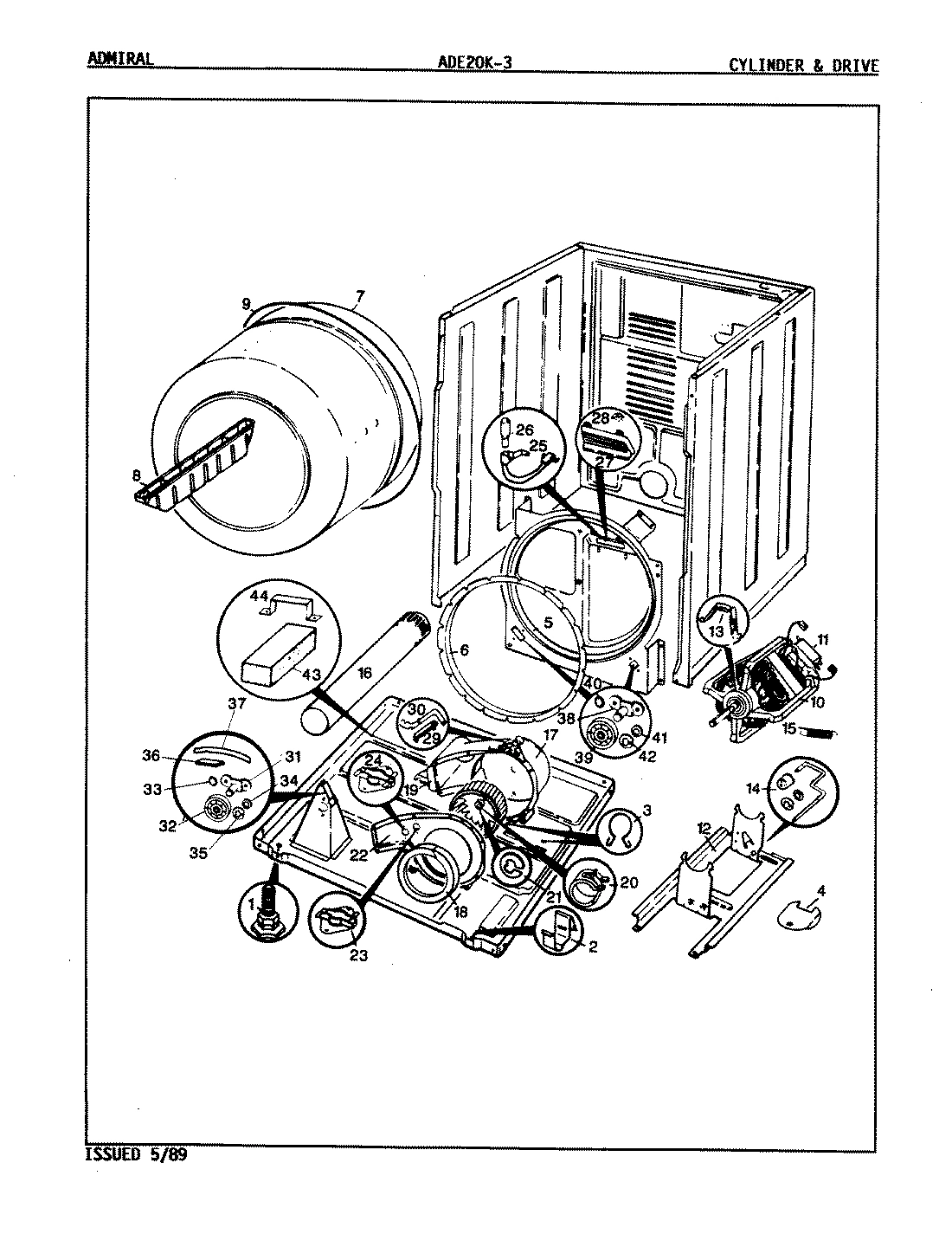 03 - CYLINDER & DRIVE (REV. A-D)