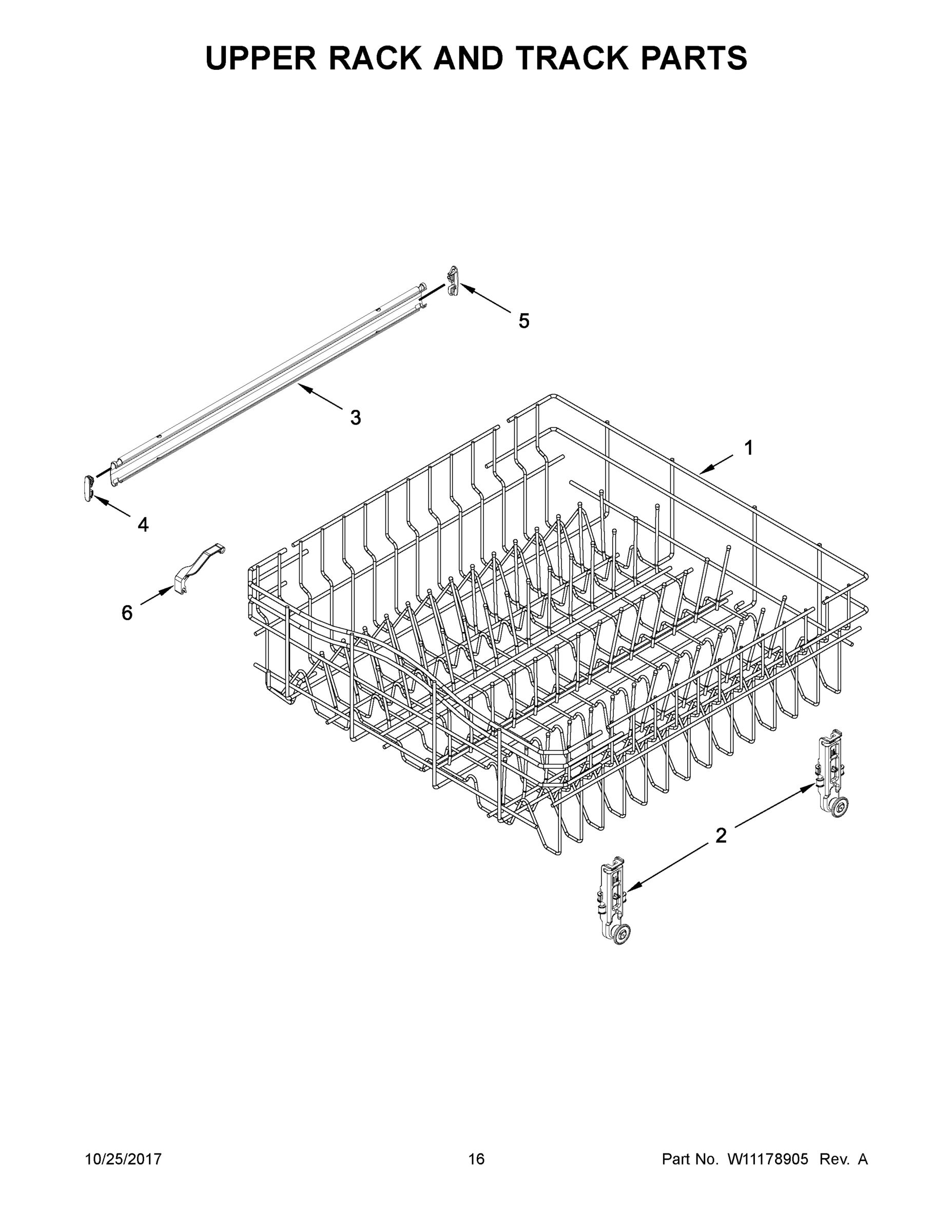 09 - UPPER RACK AND TRACK PARTS