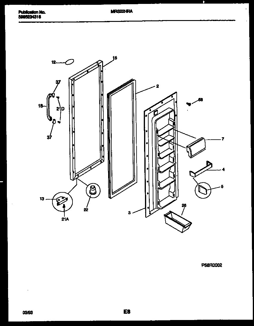 03 - REFRIGERATOR DOOR PARTS