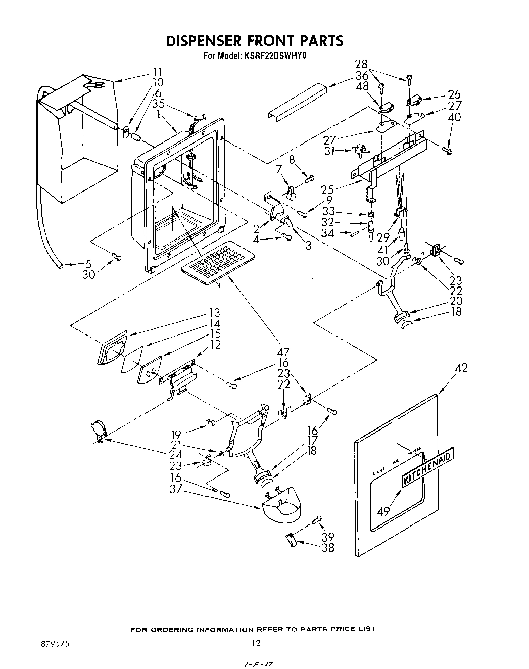 07 - DISPENSER FRONT