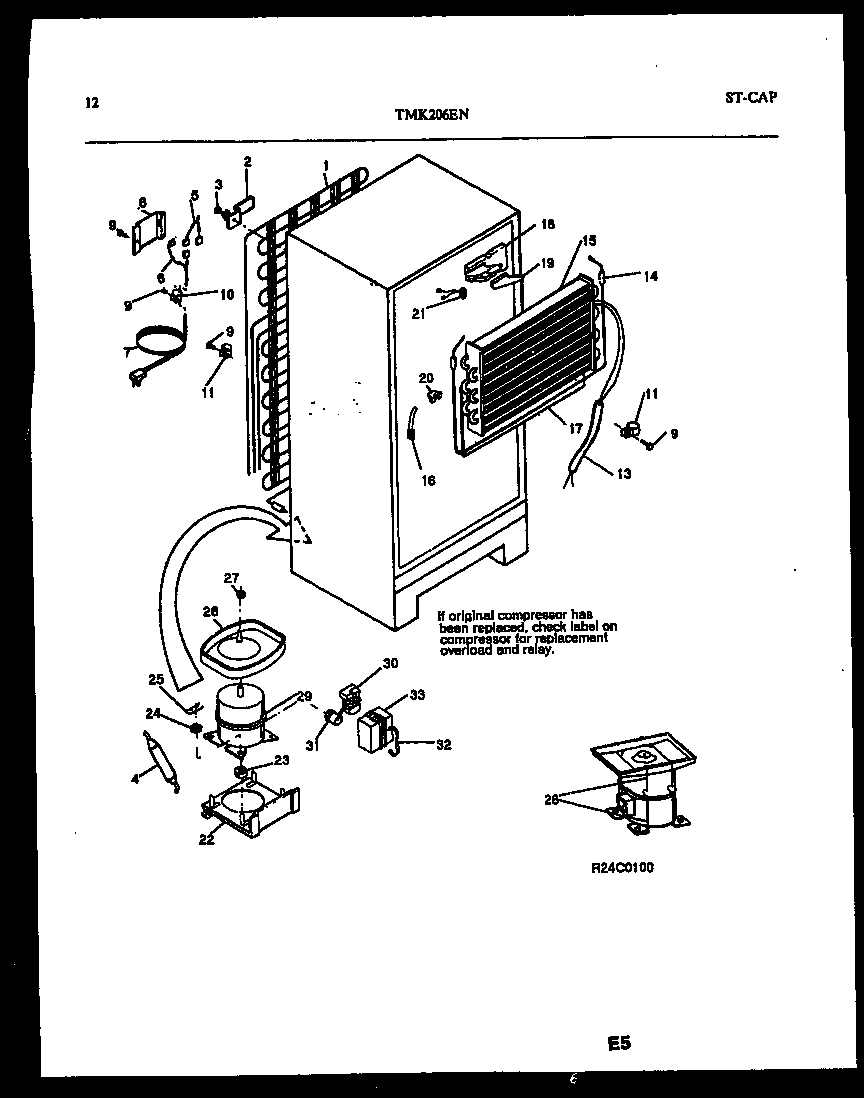 07 - SYSTEM AND AUTOMATIC DEFROST PARTS