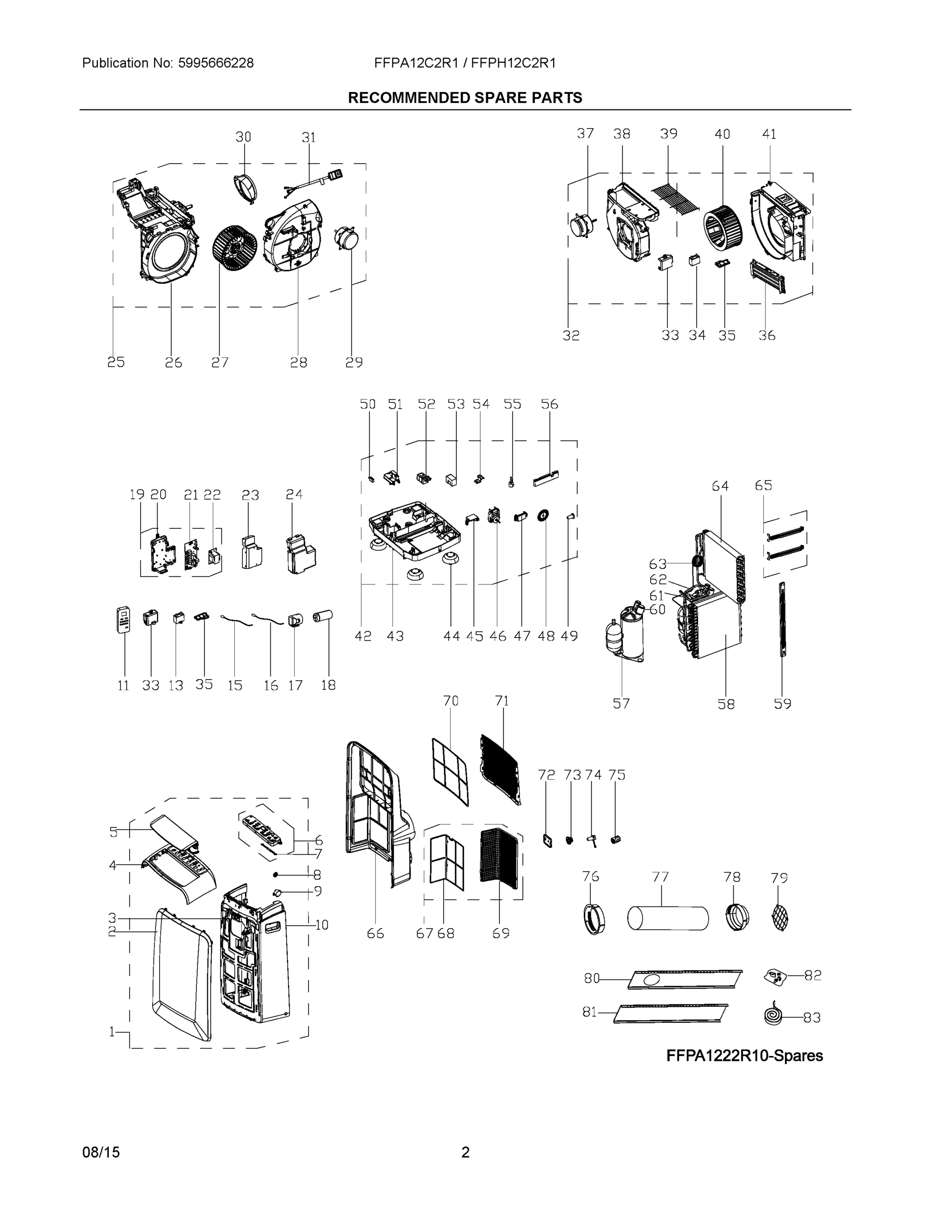02 - RECOMMENDED SPARE PARTS
