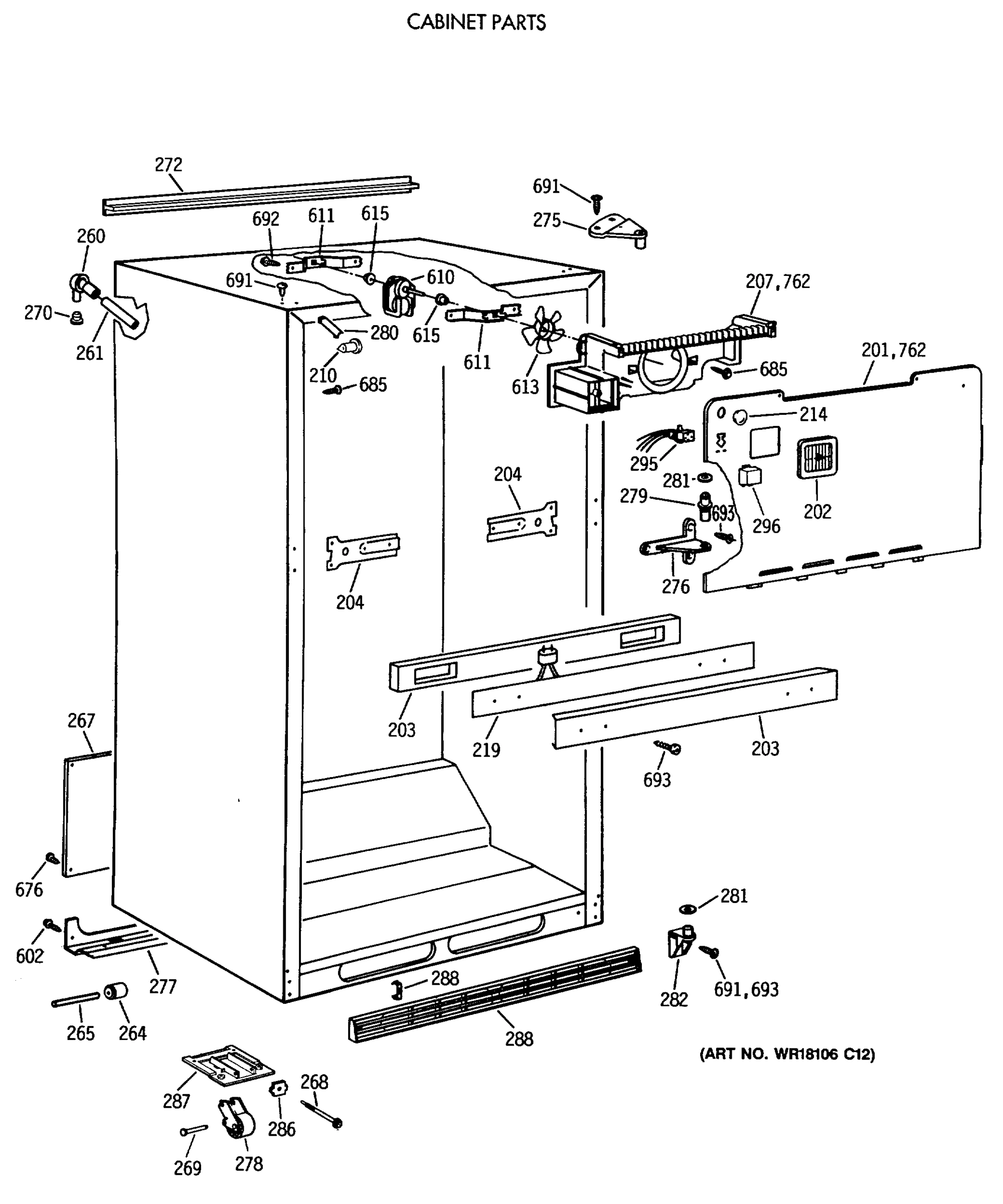 CABINET PARTS