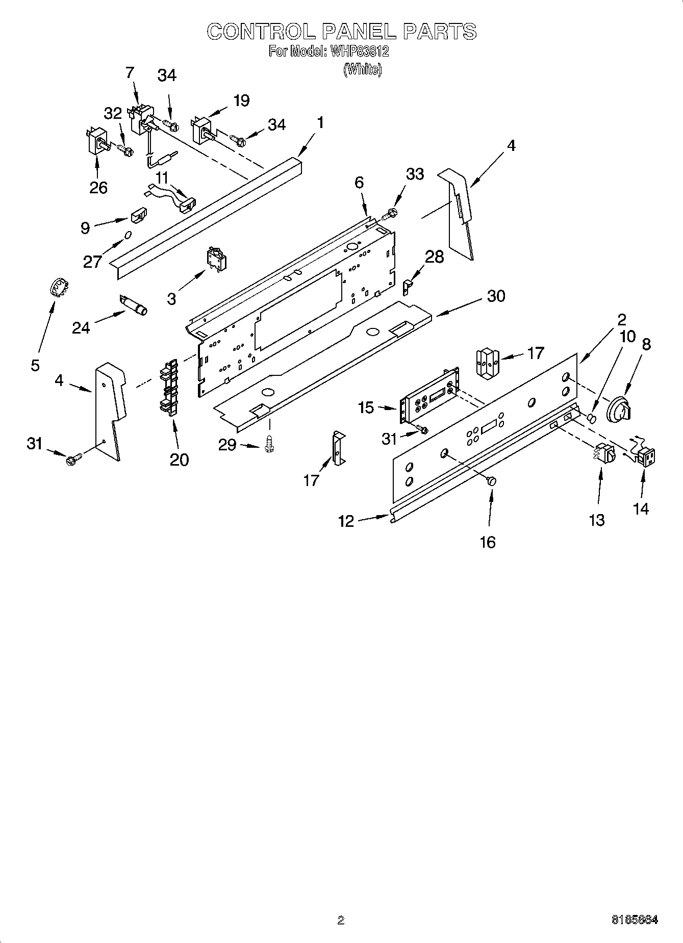 02 - CONTROL PANEL PARTS