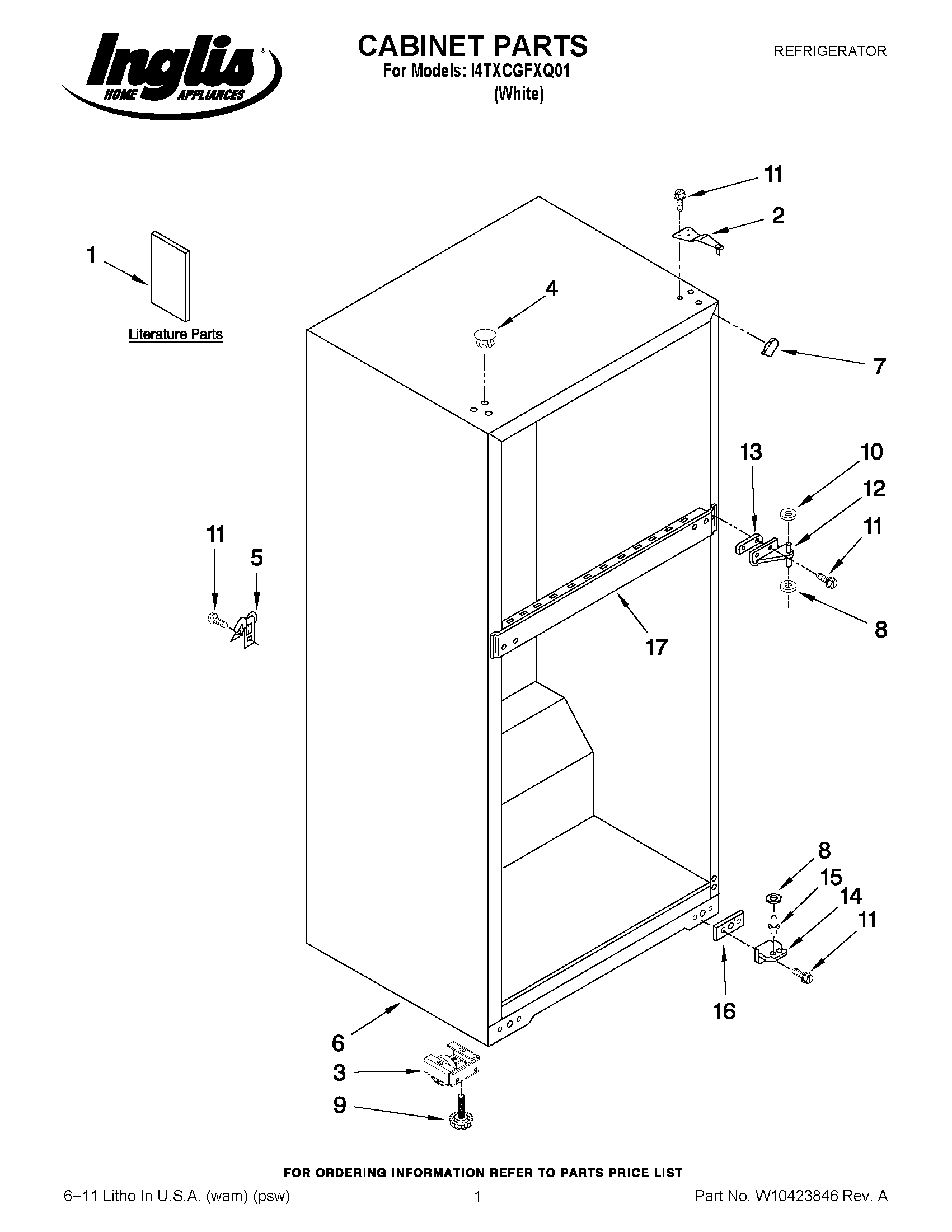 01 - CABINET PARTS