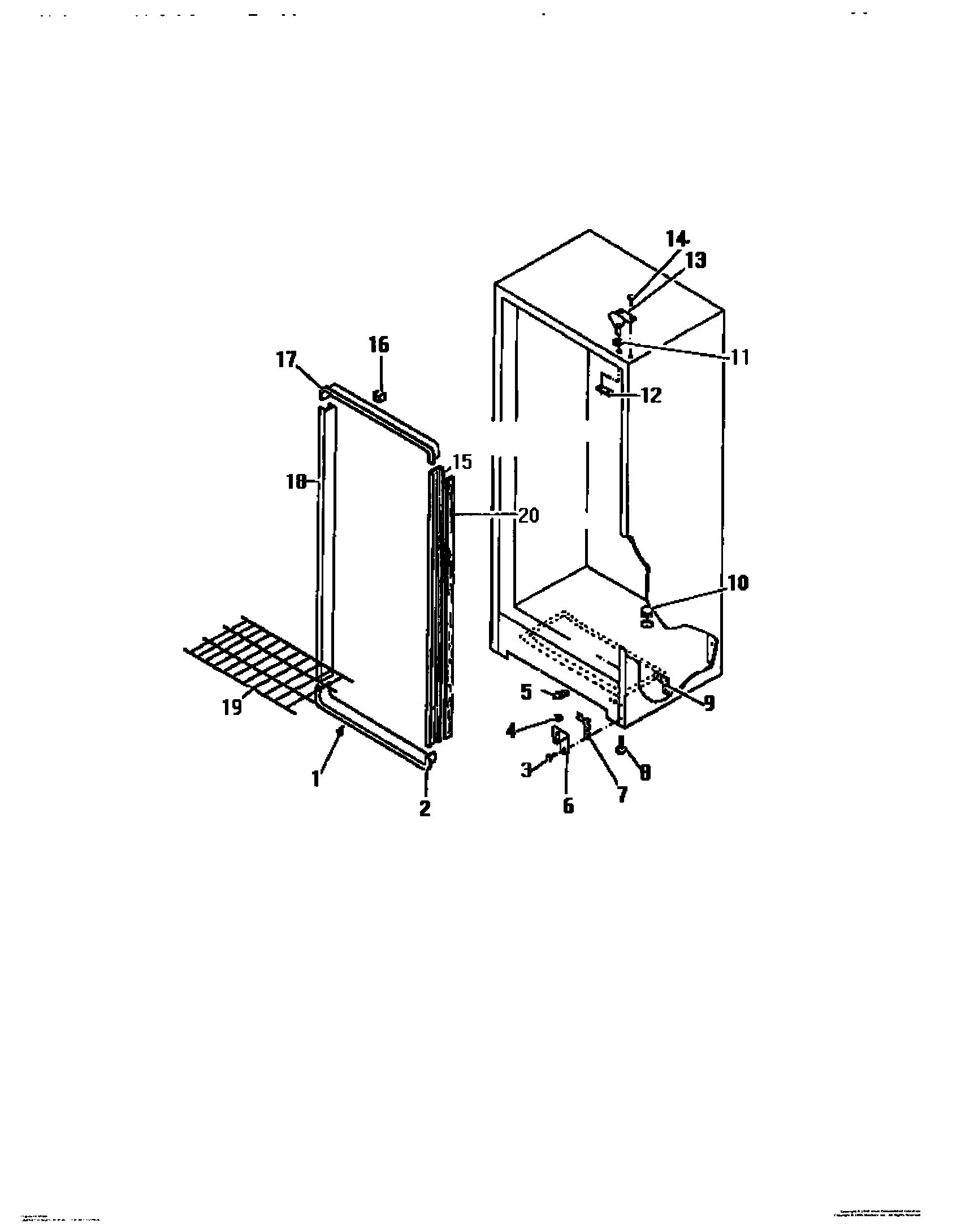 03 - CABINET HINGES, APRON, DOOR MOULDIN