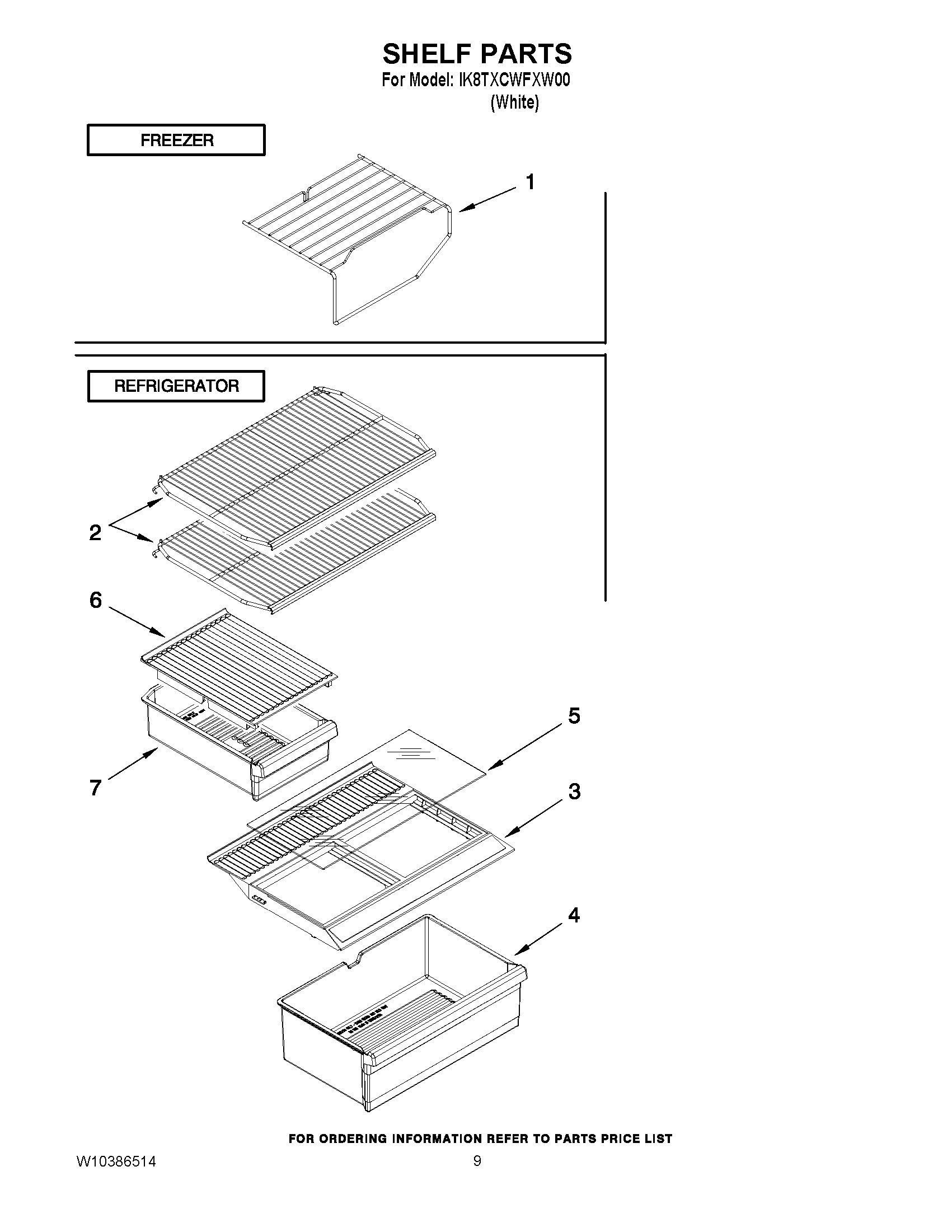 05 - SHELF PARTS
