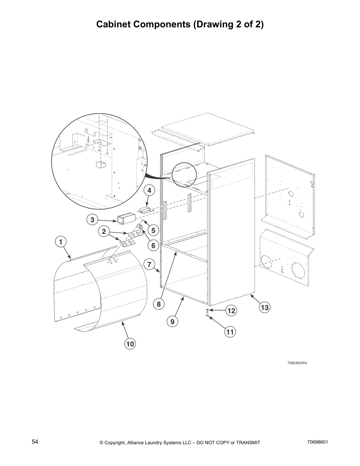 Cabinet Components (Drawing 2 of 2)