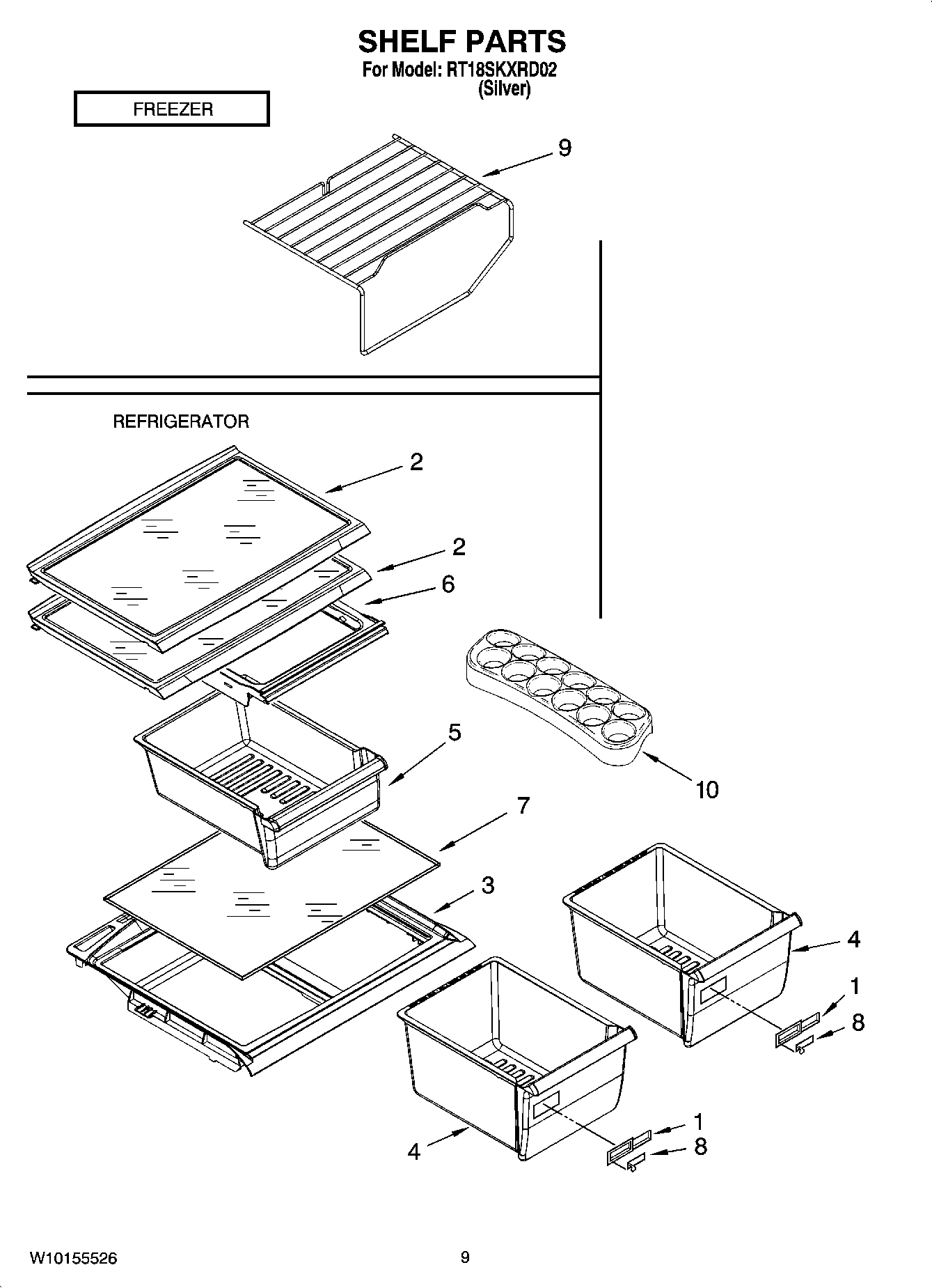 05 - SHELF PARTS, OPTIONAL PARTS