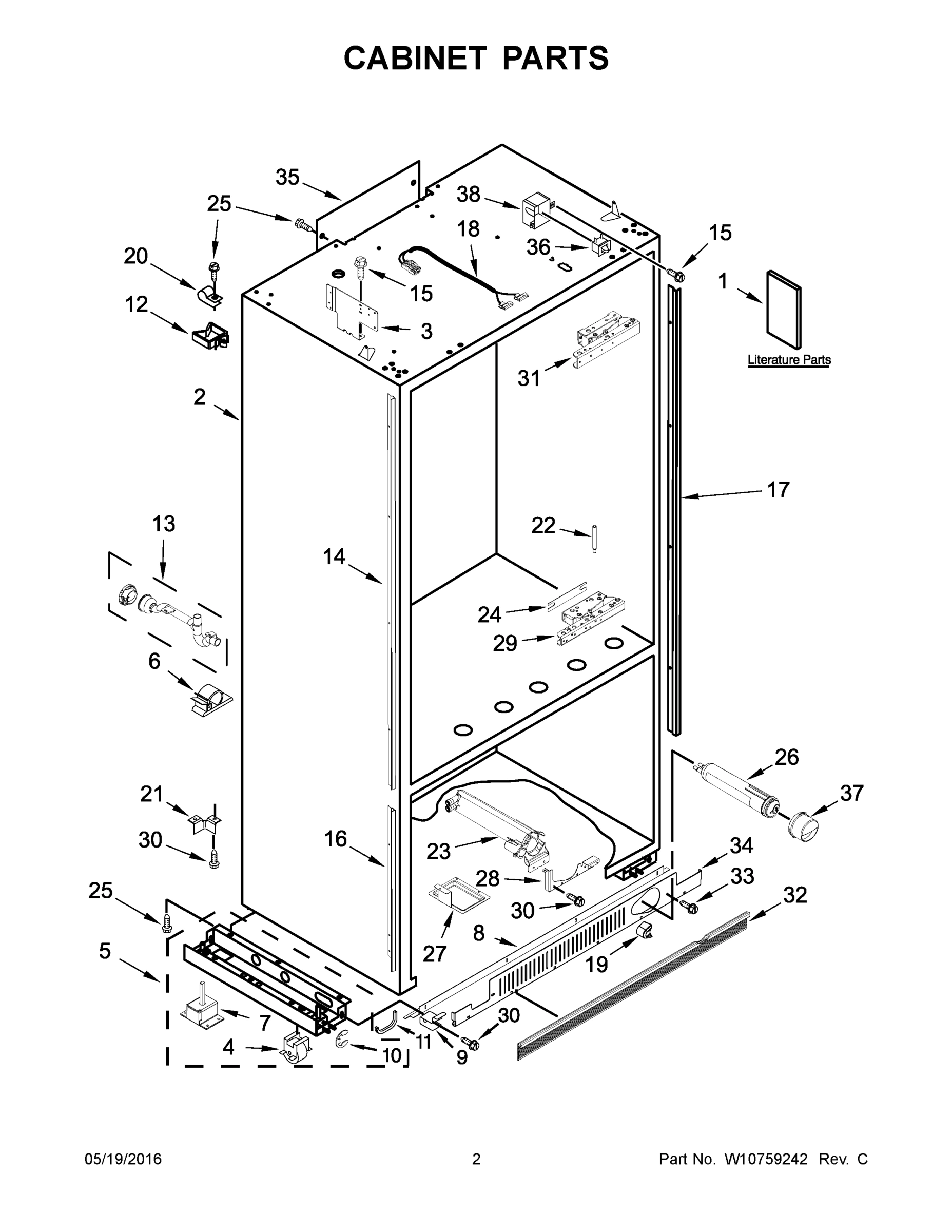 02 - CABINET PARTS