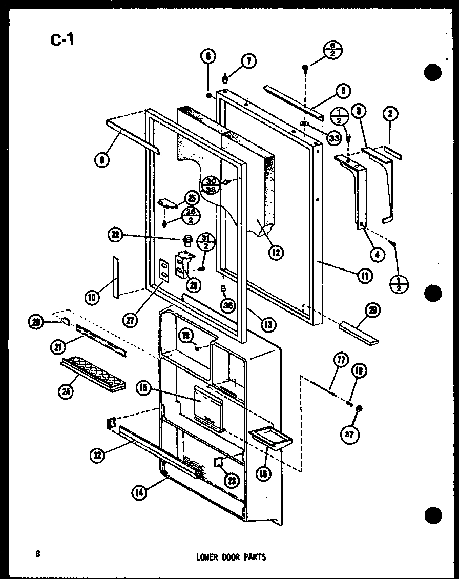 01 - LOWER DOOR PARTS