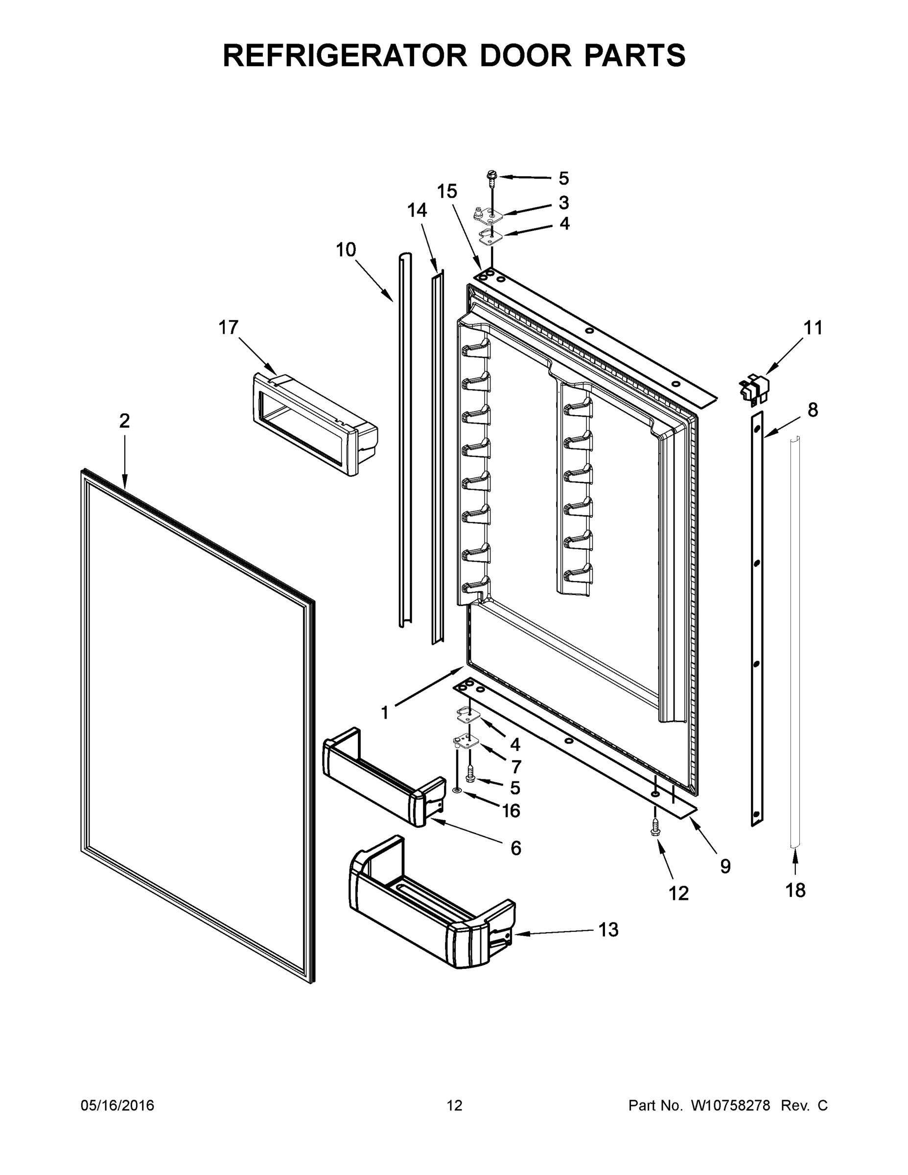 07 - REFRIGERATOR DOOR PARTS