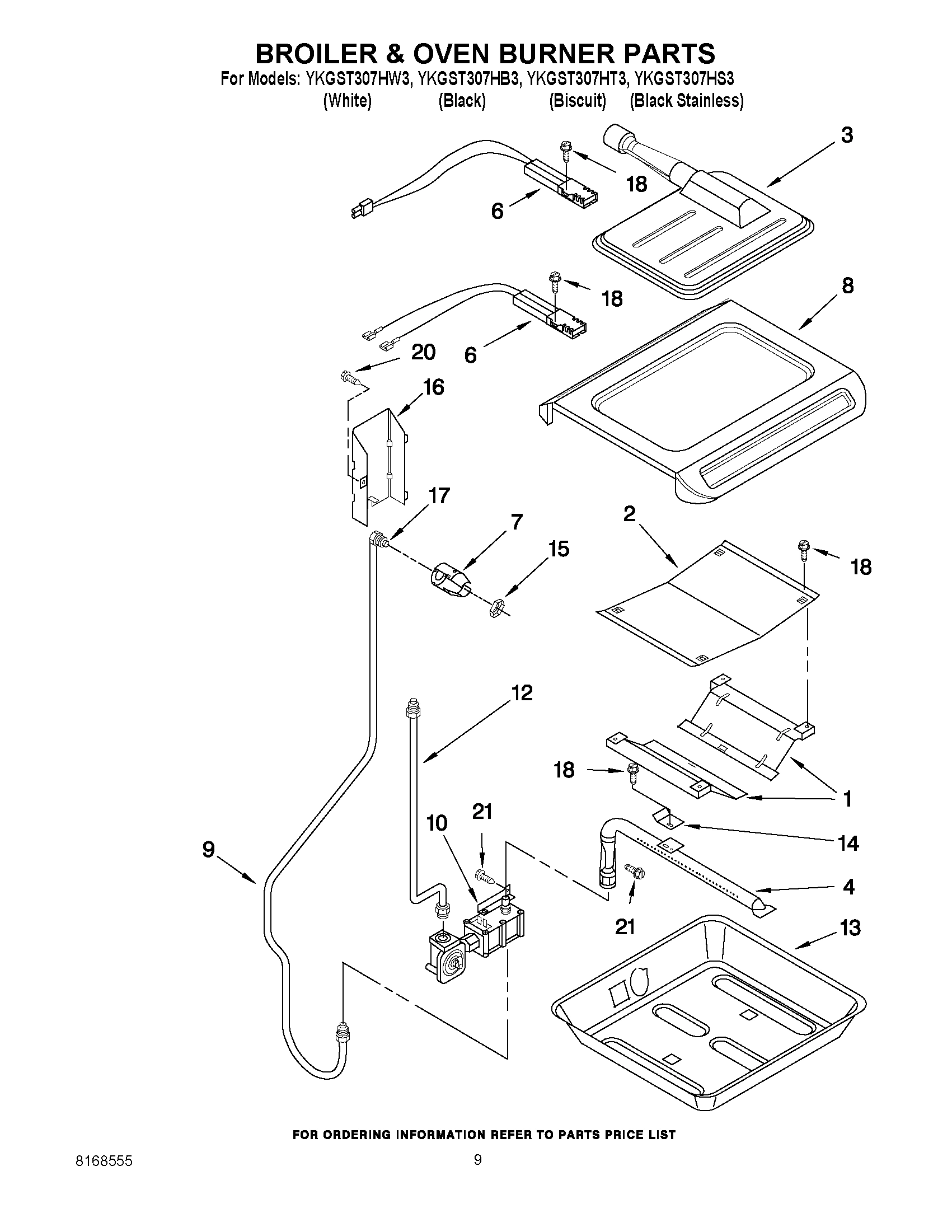 06 - BROILER & OVEN BURNER PARTS