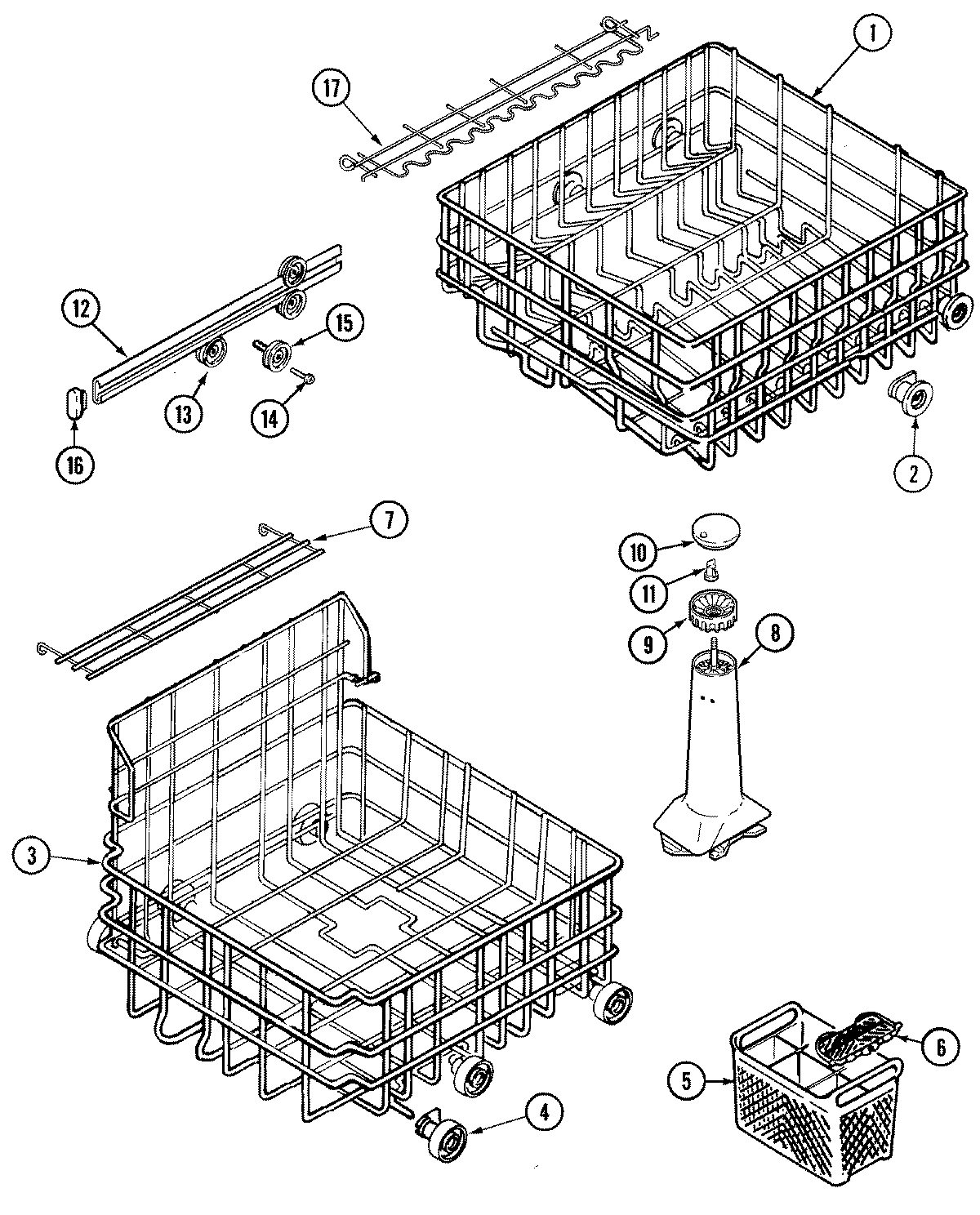 10 - TRACK & RACK ASSEMBLY