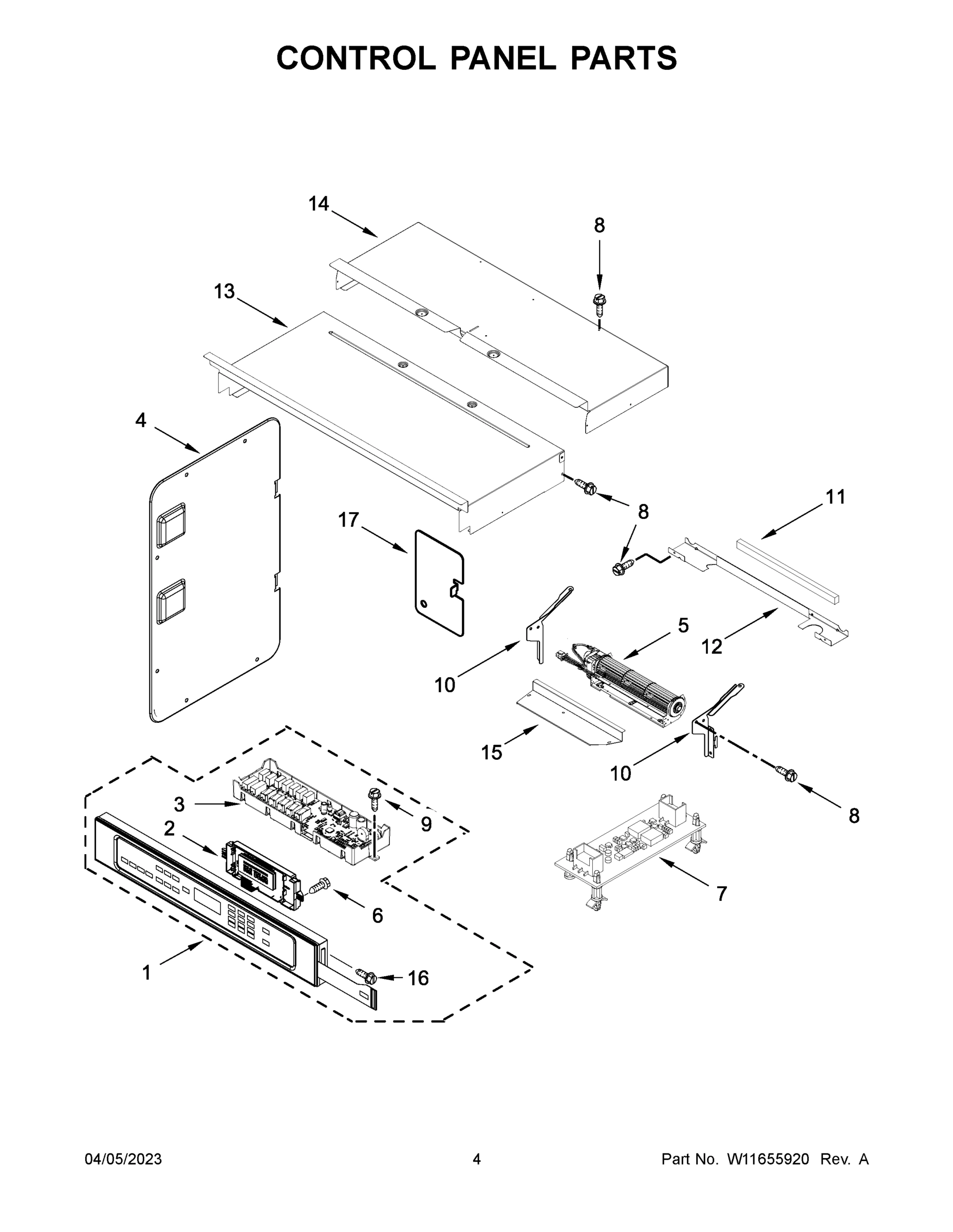 03 - CONTROL PANEL PARTS