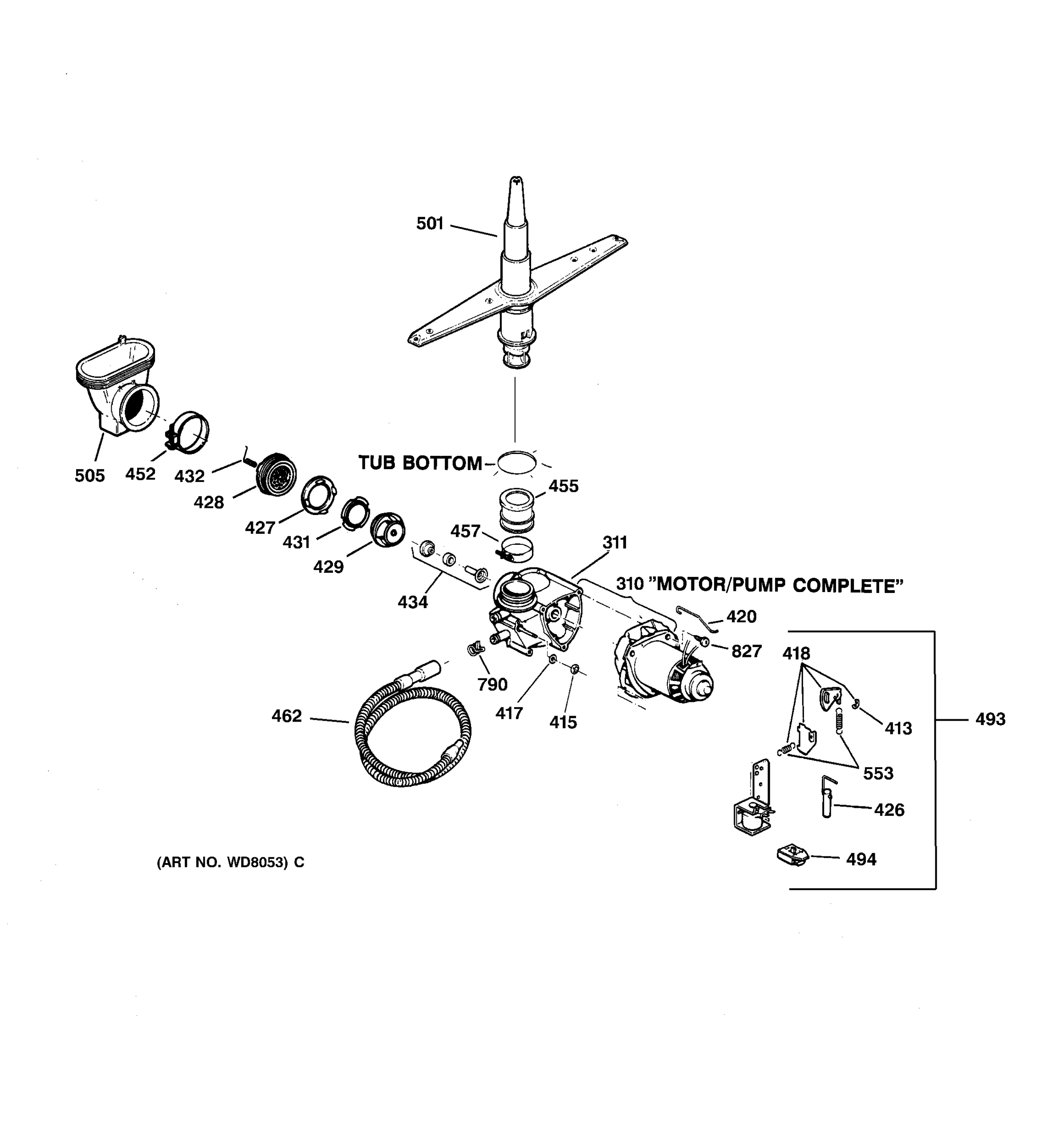 MOTOR-PUMP MECHANISM