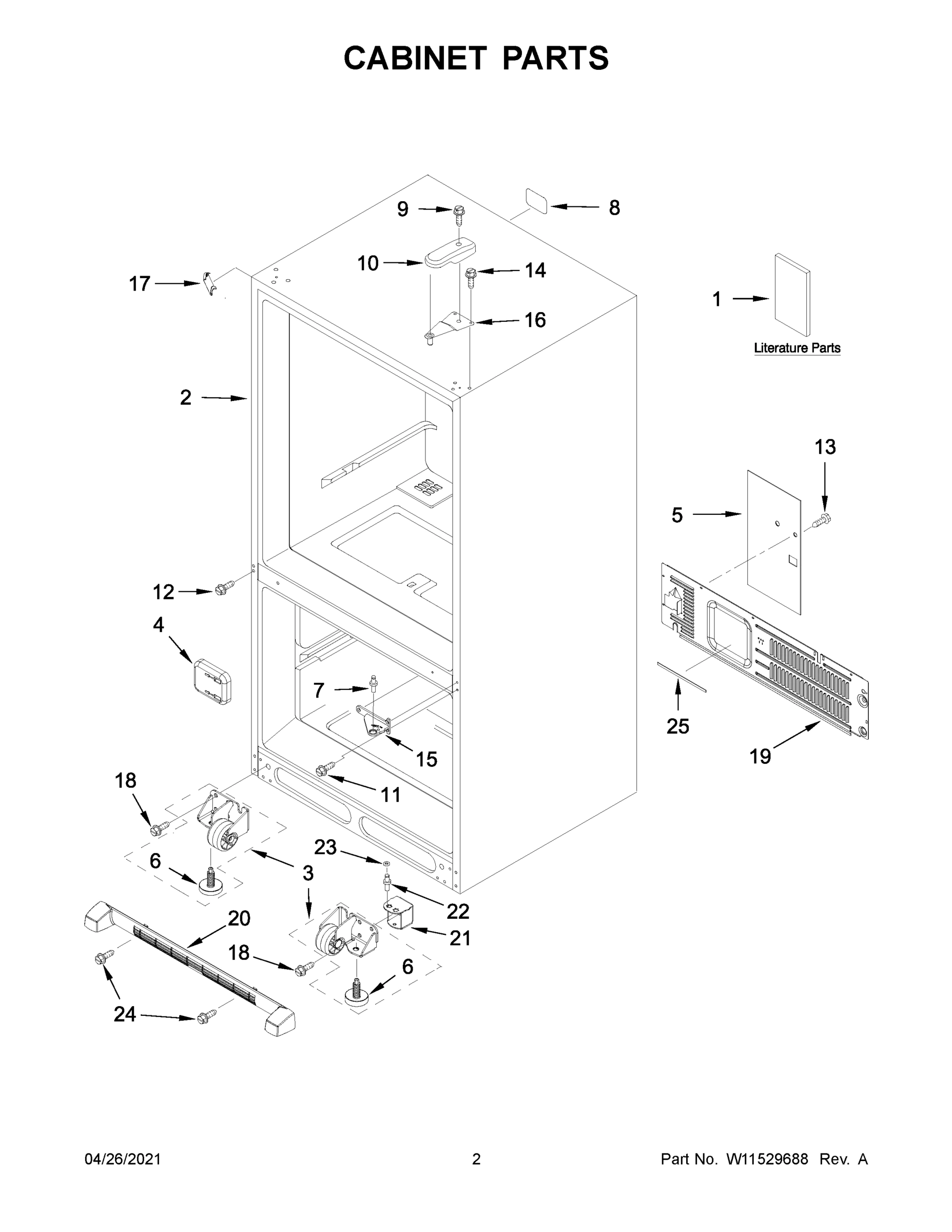 02 - CABINET PARTS