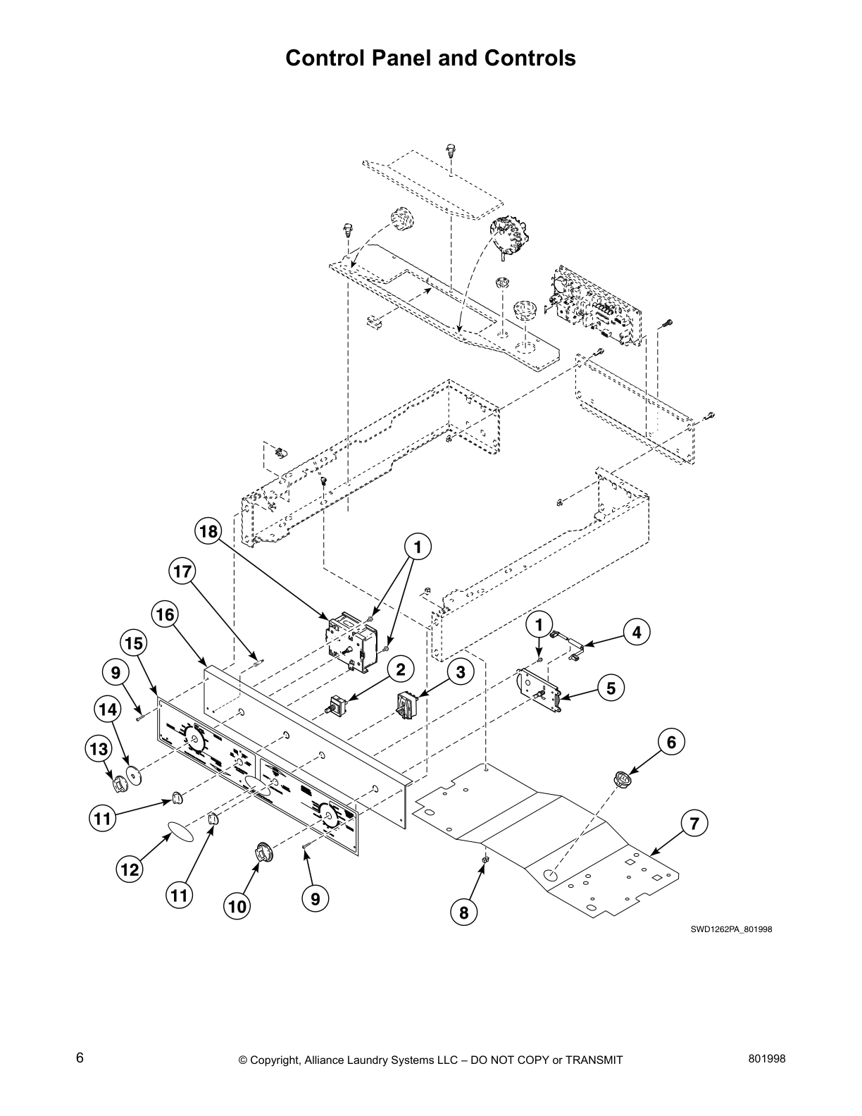 Control Panel and Controls
