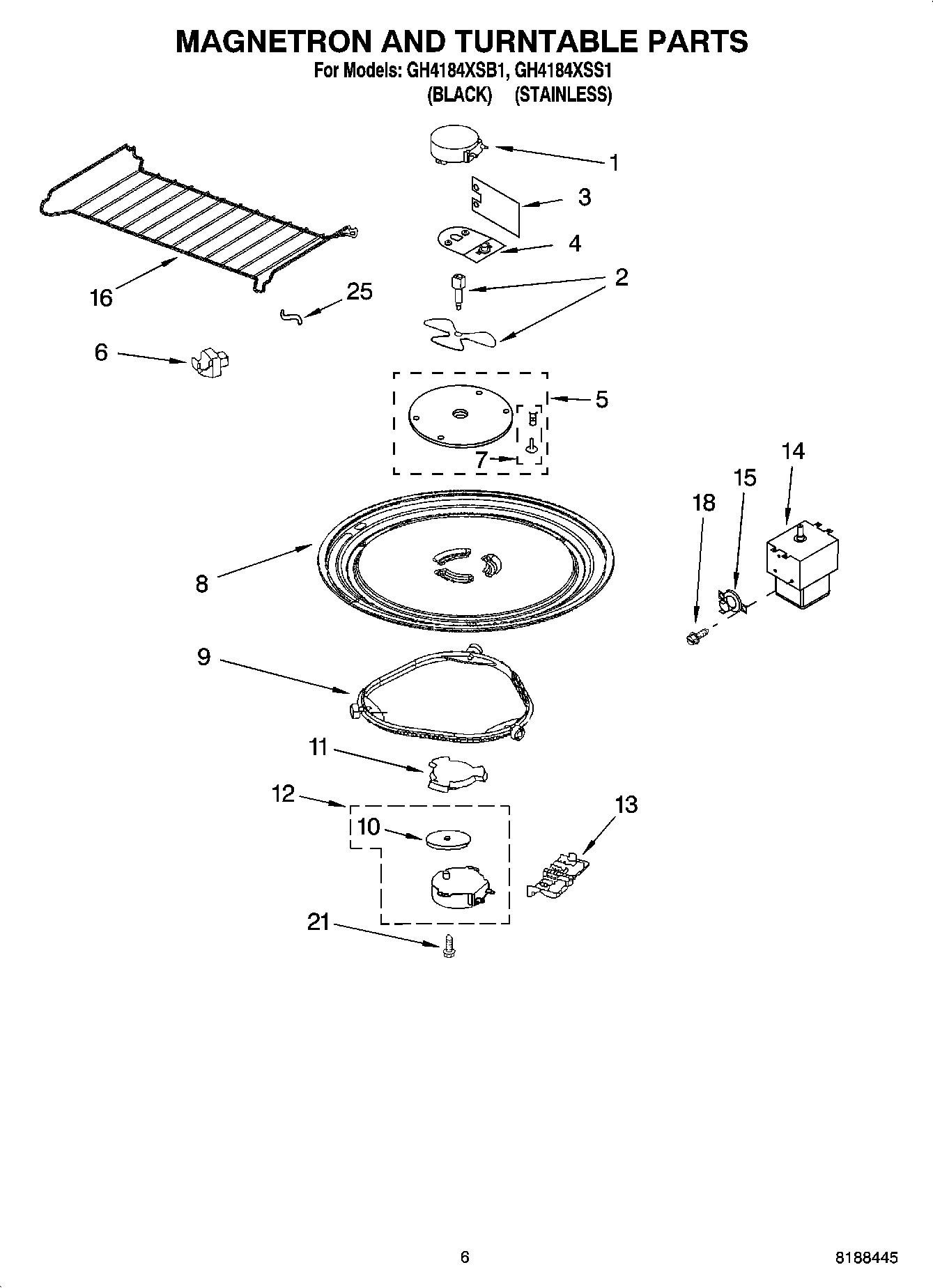 05 - MAGNETRON AND TURNTABLE PARTS
