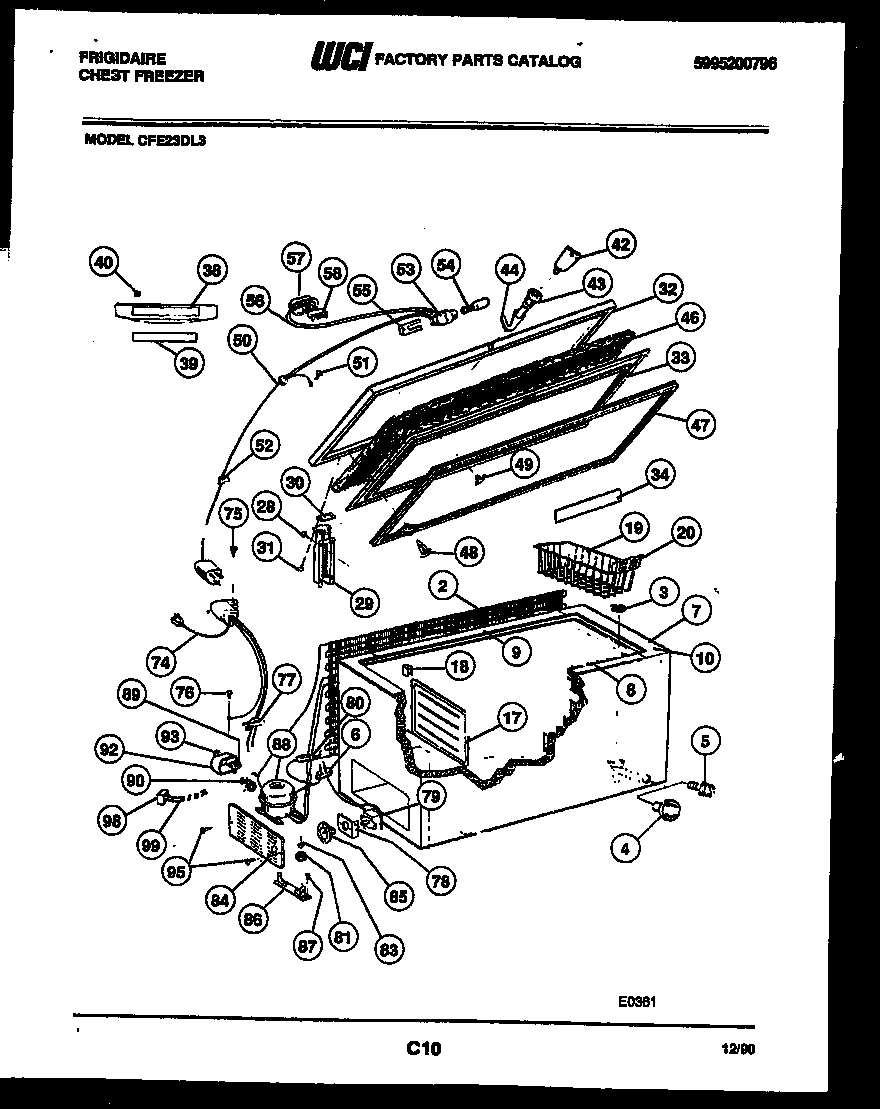 02 - CHEST FREEZER PARTS