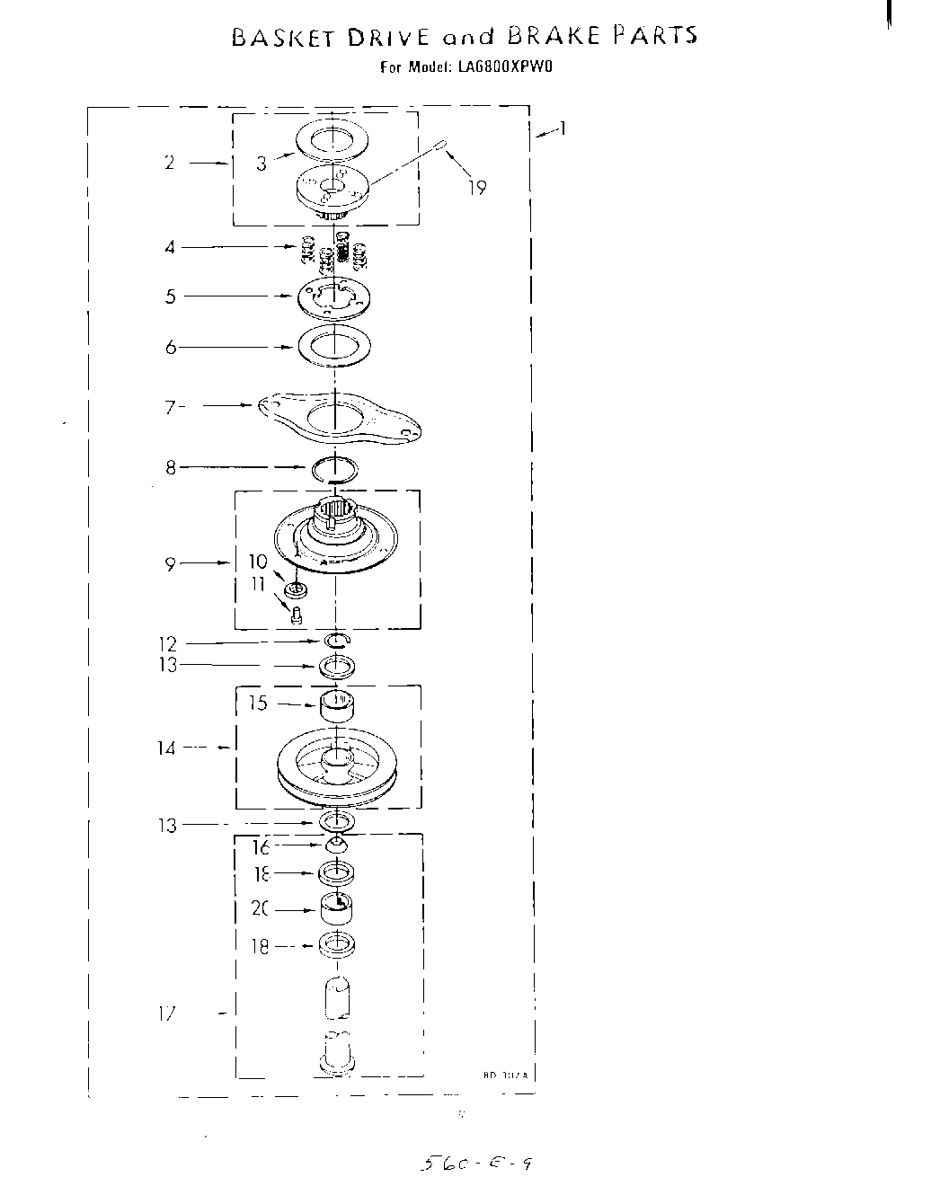 08 - BASKET DRIVE AND BRAKE