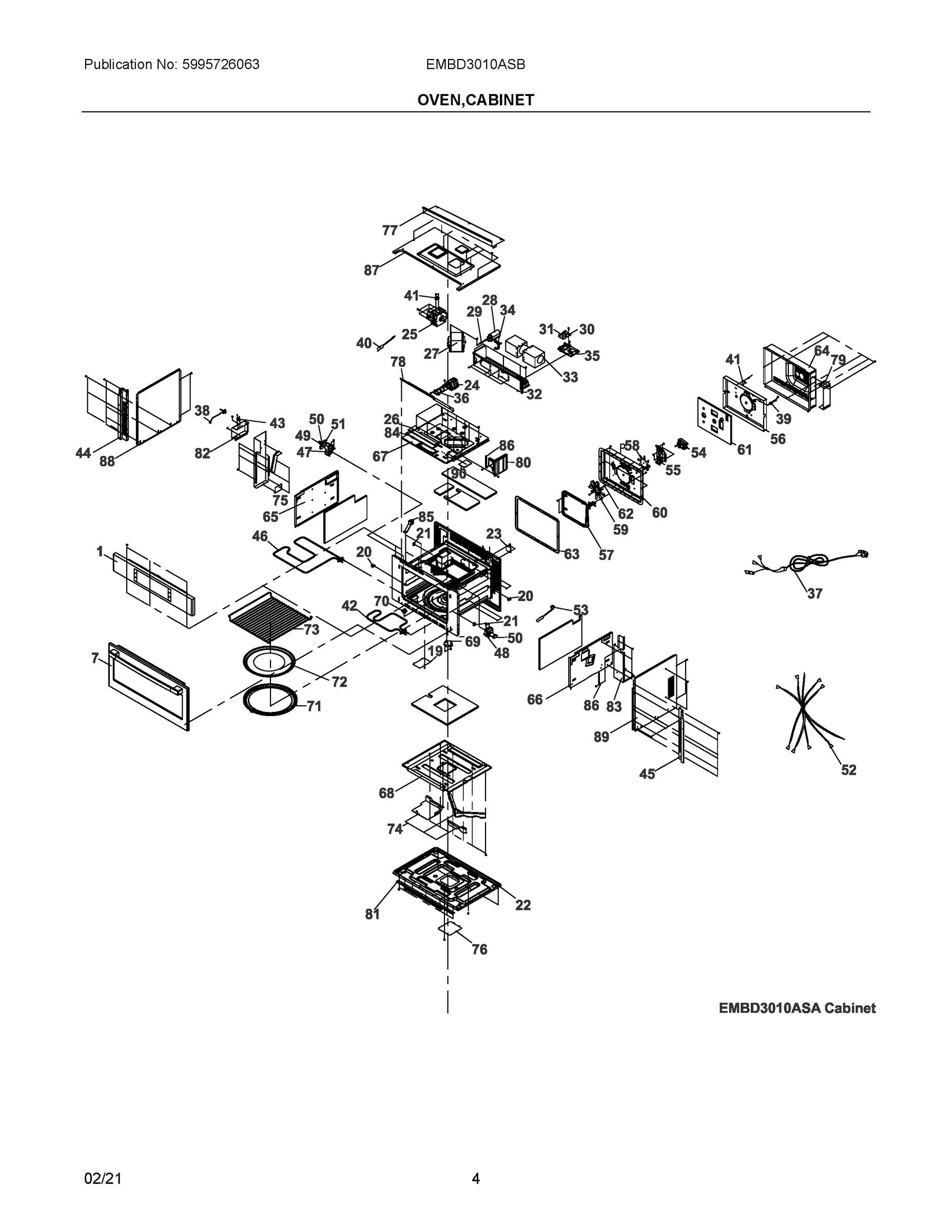 02 - OVEN,CABINET