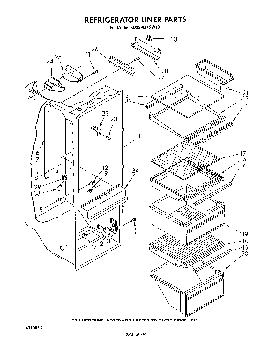 03 - REFRIGERATOR LINER