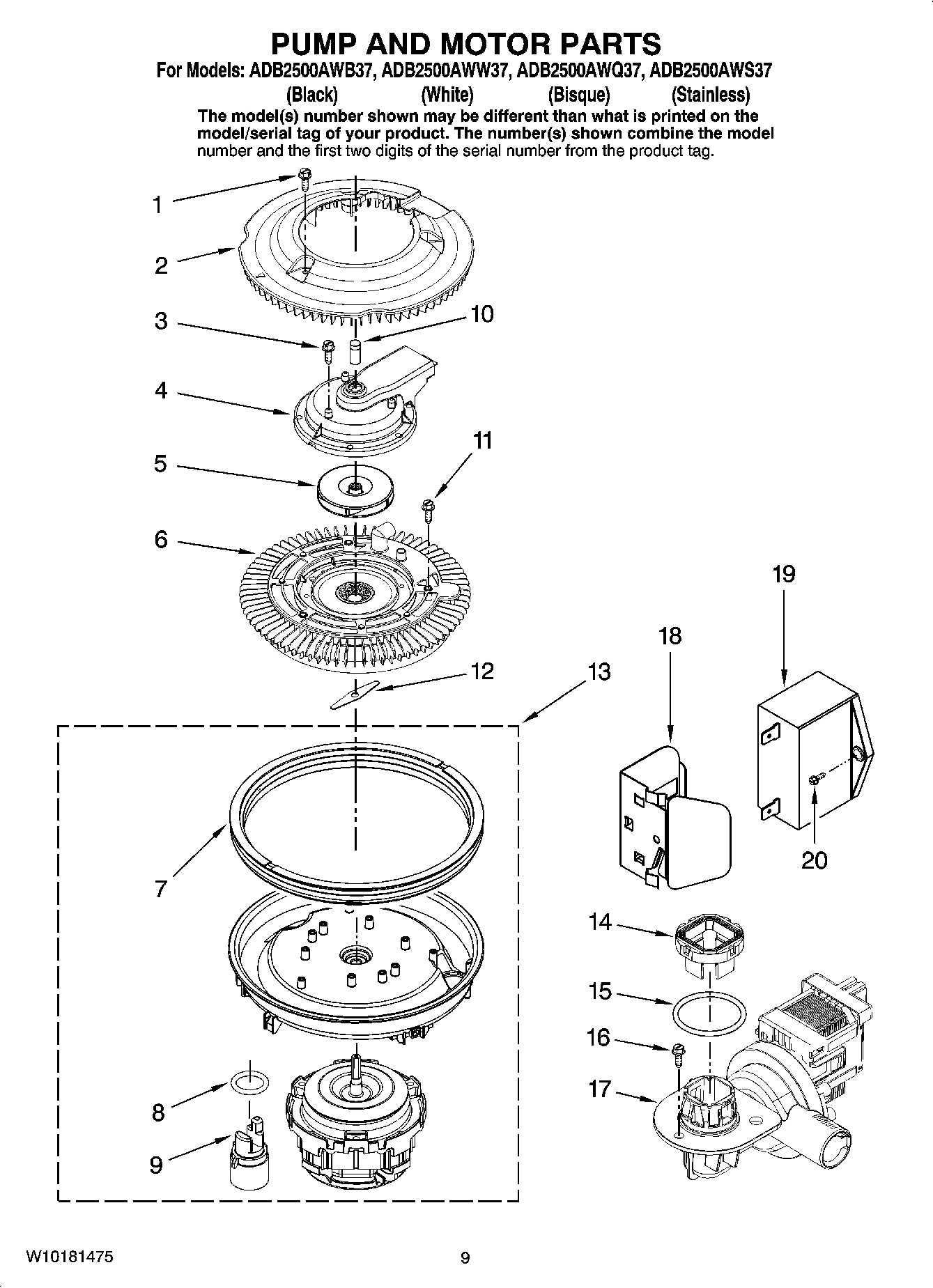 08 - PUMP AND MOTOR PARTS