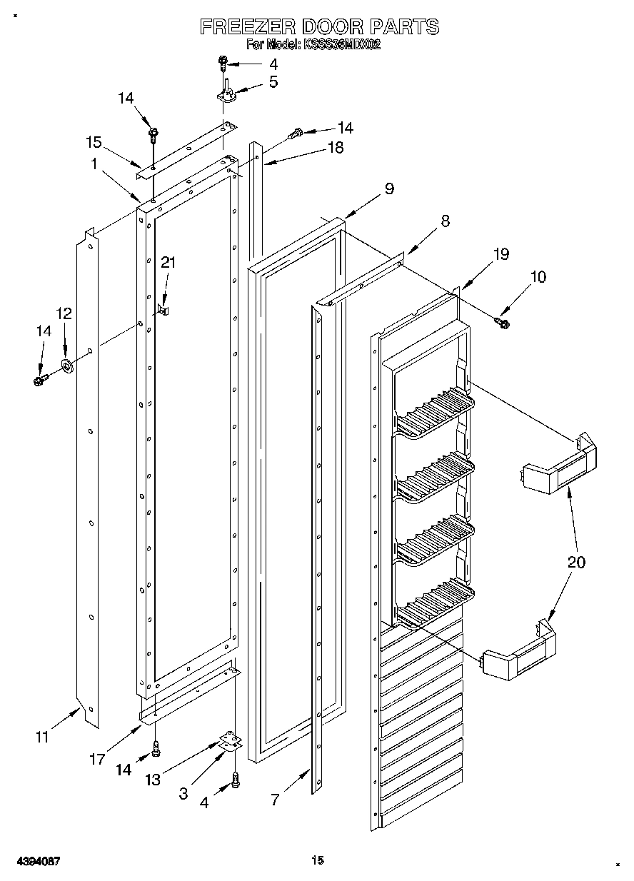 11 - FREEZER DOOR
