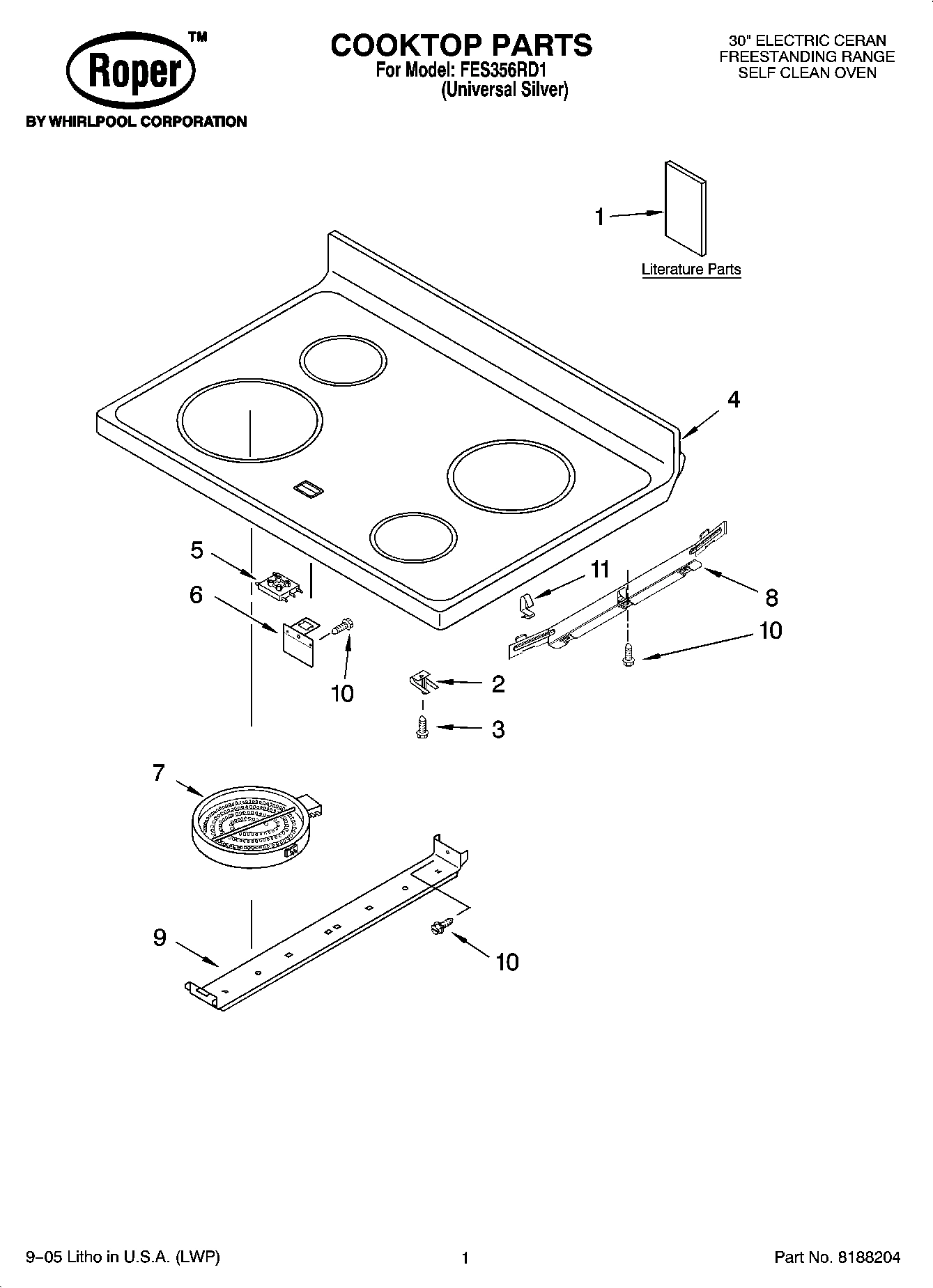 01 - COOKTOP PARTS