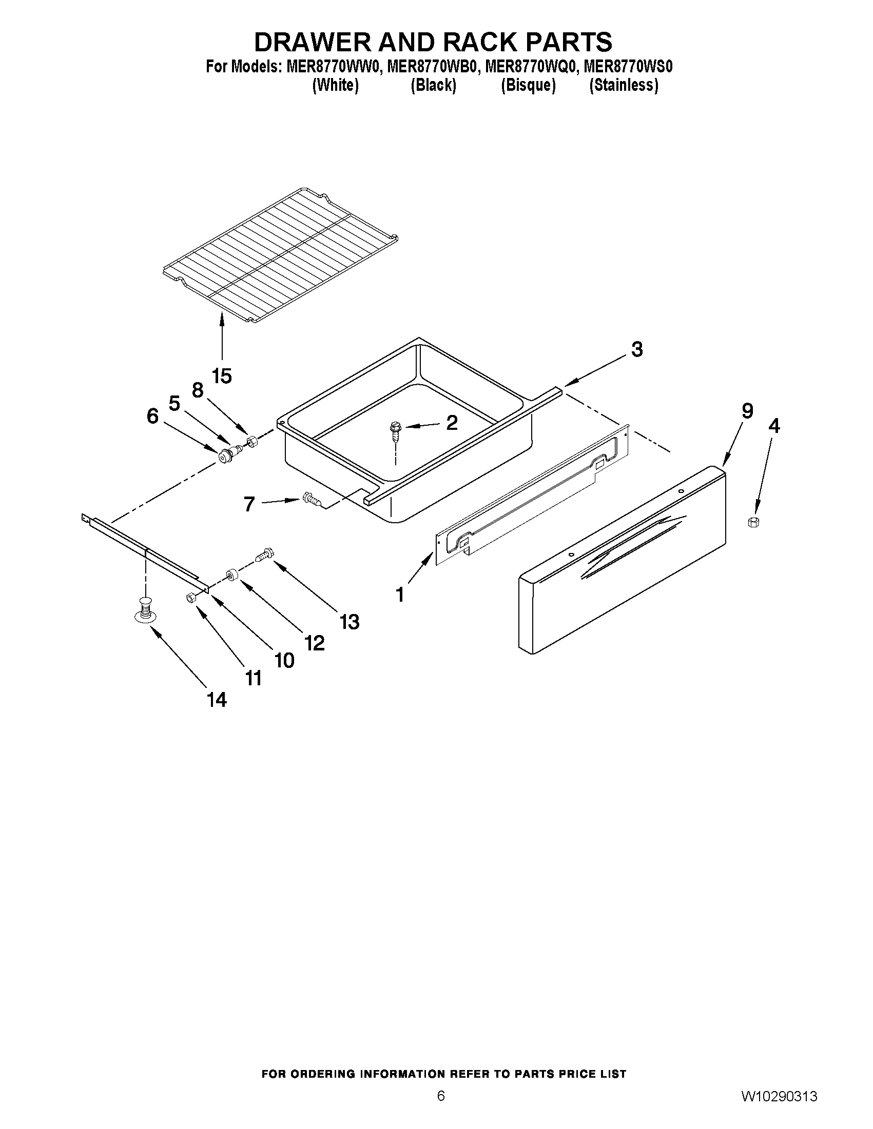 05 - DRAWER AND RACK PARTS